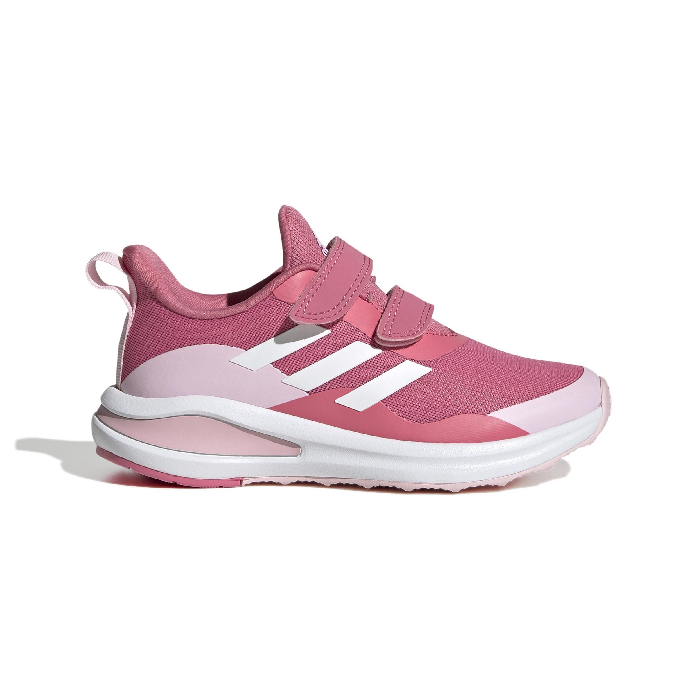 Unisex Kids Fortarun Double Strap Running Shoes, Pink, , large image number 0
