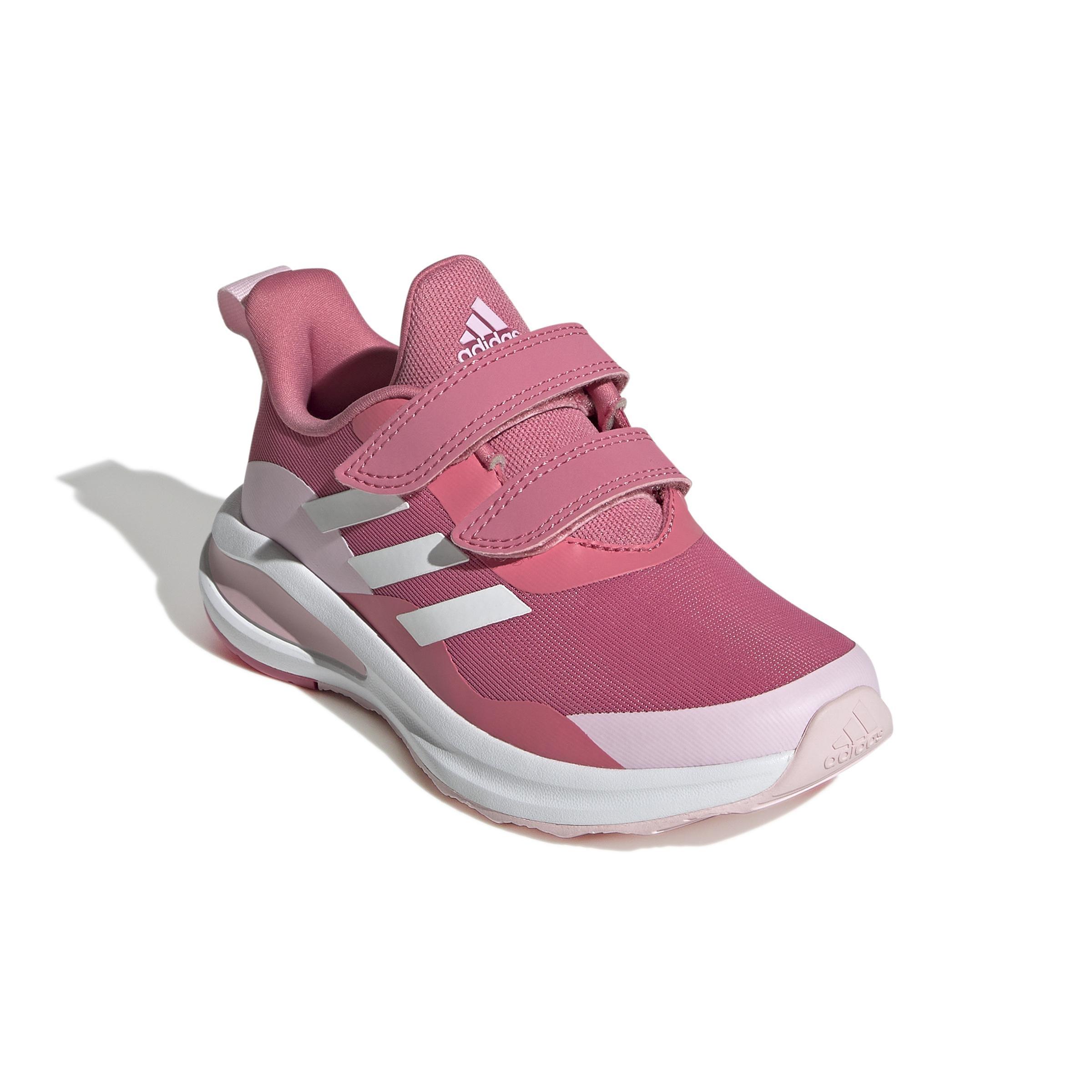 Unisex Kids Fortarun Double Strap Running Shoes, Pink, , large image number 2