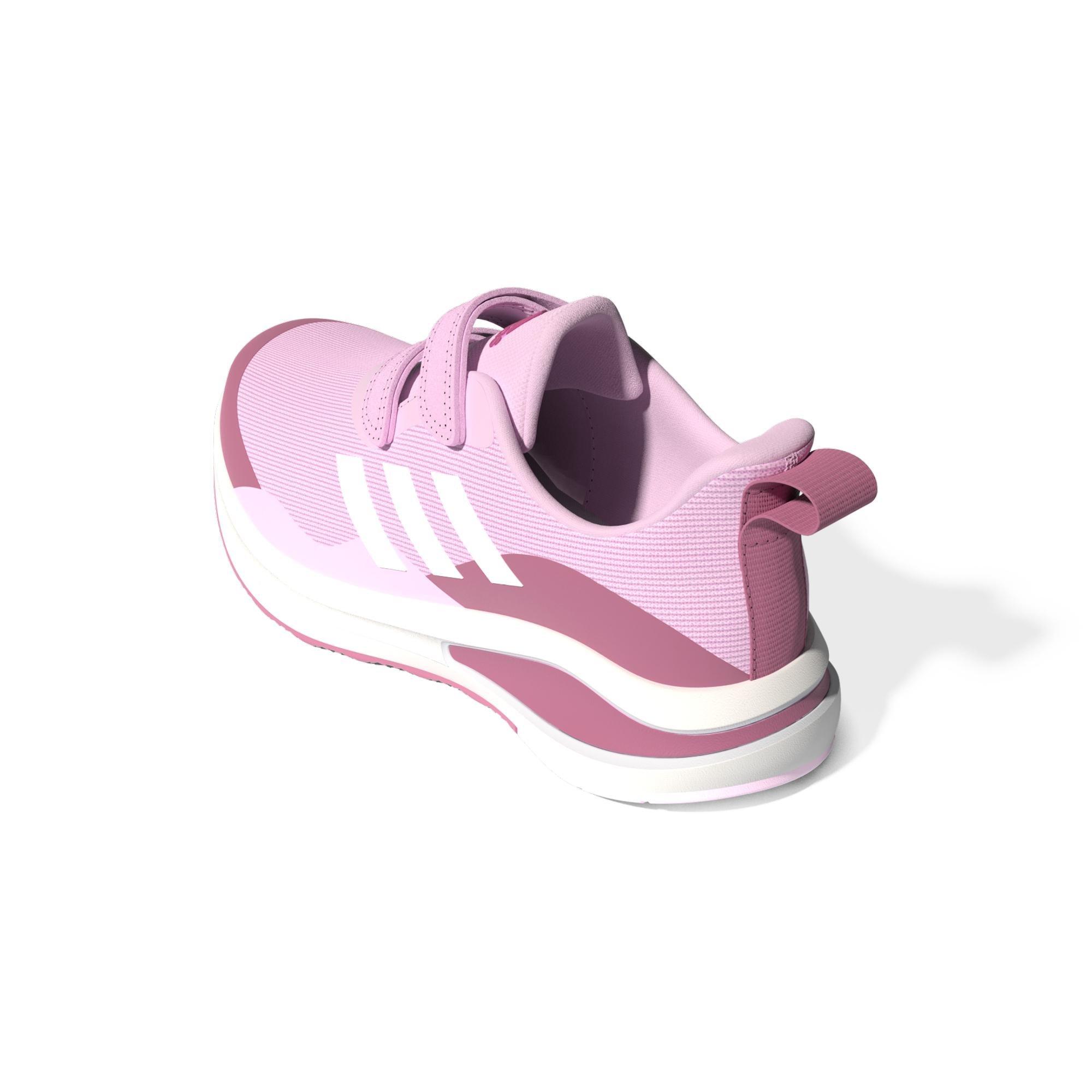 Unisex Kids Fortarun Double Strap Running Shoes, Pink, , large image number 3