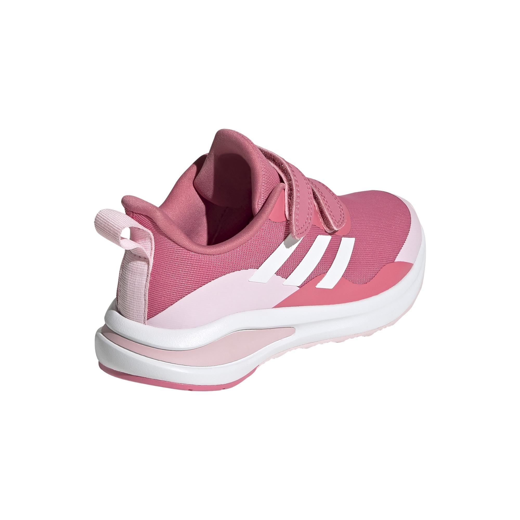 Unisex Kids Fortarun Double Strap Running Shoes, Pink, , large image number 4