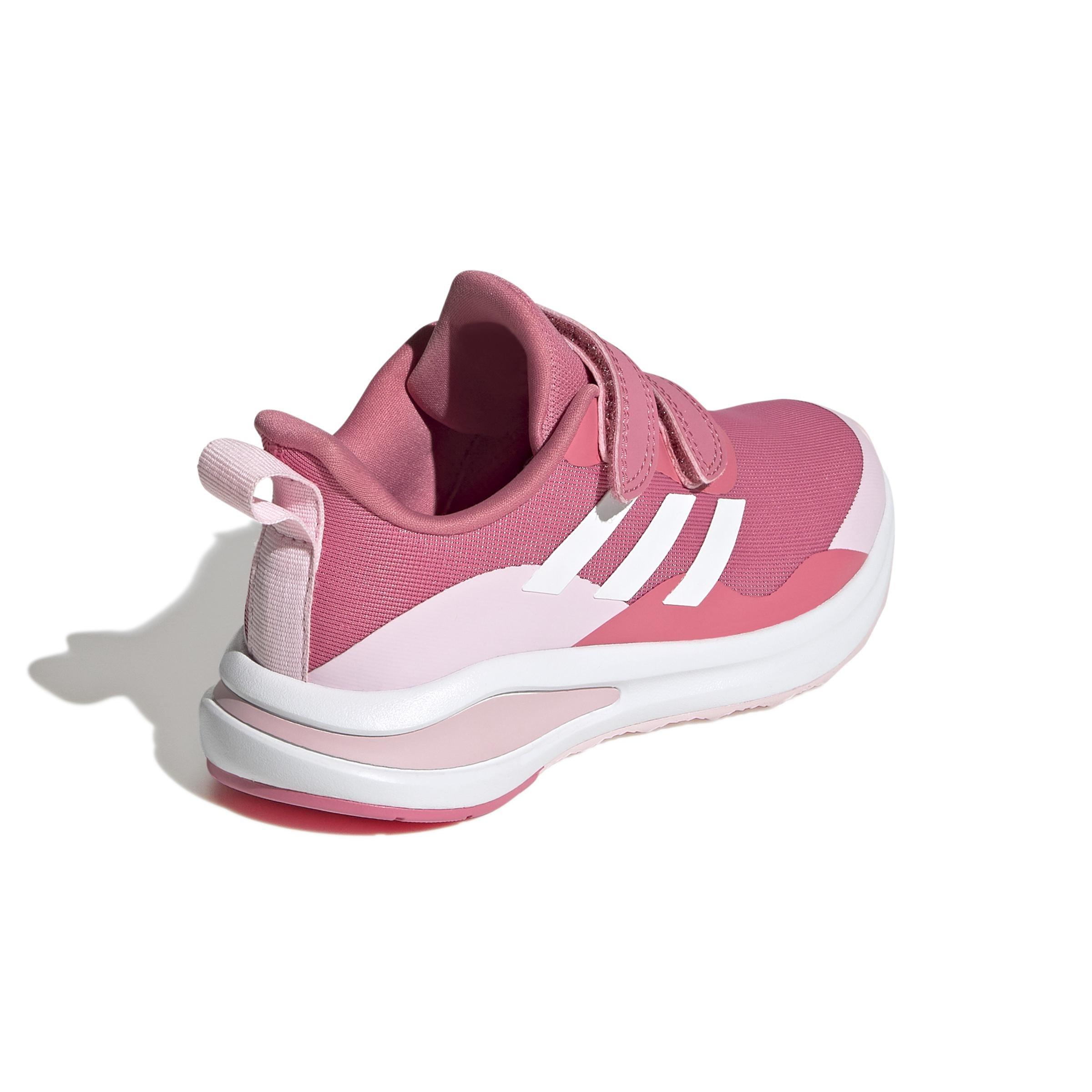 Unisex Kids Fortarun Double Strap Running Shoes, Pink, , large image number 5