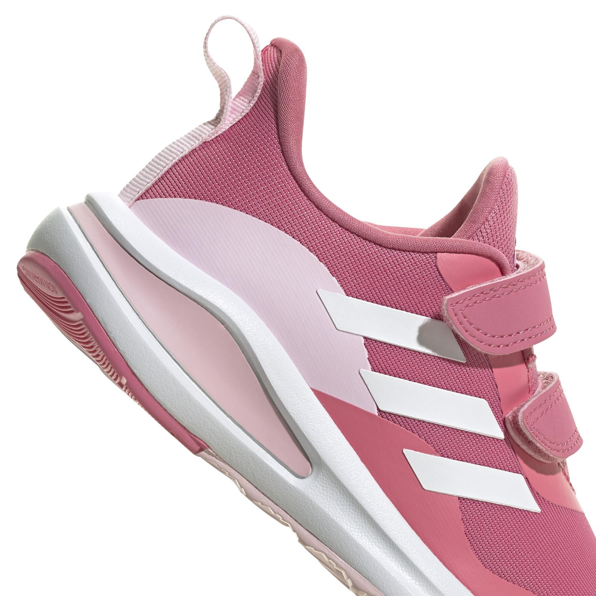 Unisex Kids Fortarun Double Strap Running Shoes, Pink, , large image number 7