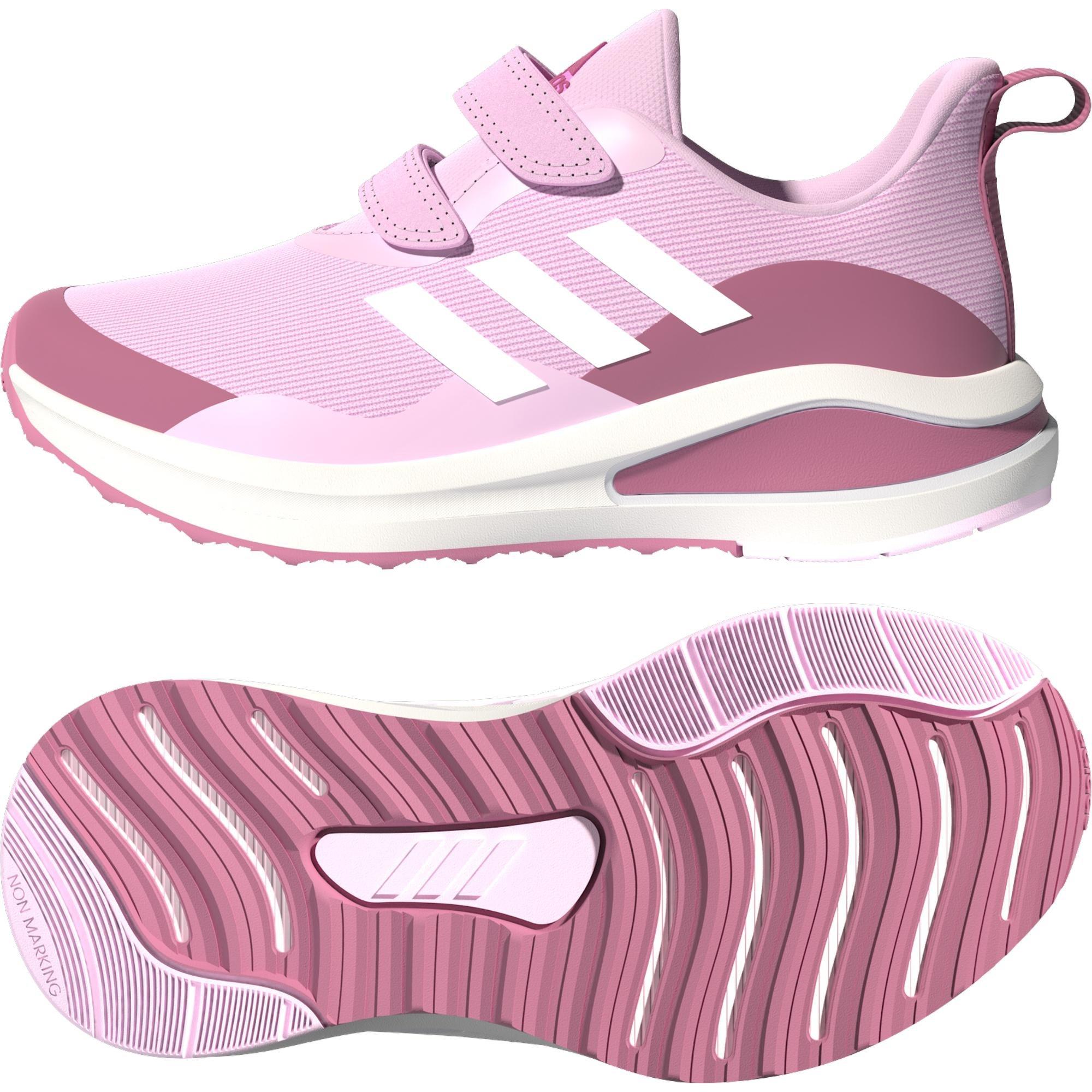 Unisex Kids Fortarun Double Strap Running Shoes, Pink, , large image number 15
