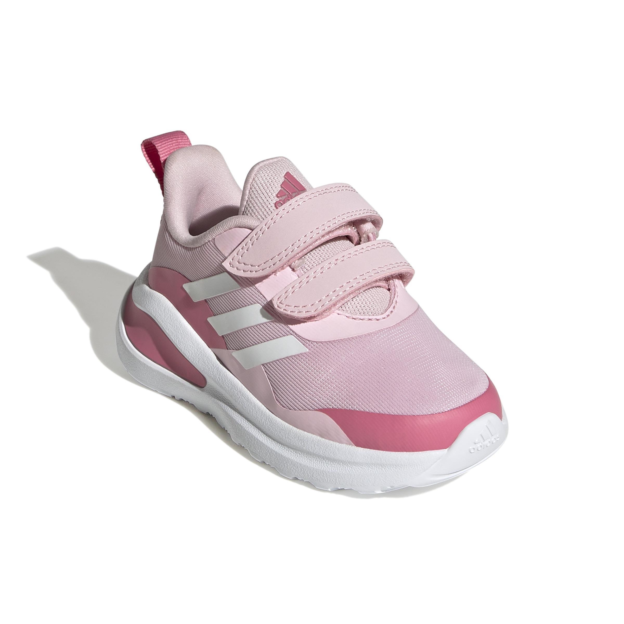 Kids Unisex Fortarun Double Strap Running Shoes, Pink, A901_ONE, large image number 1