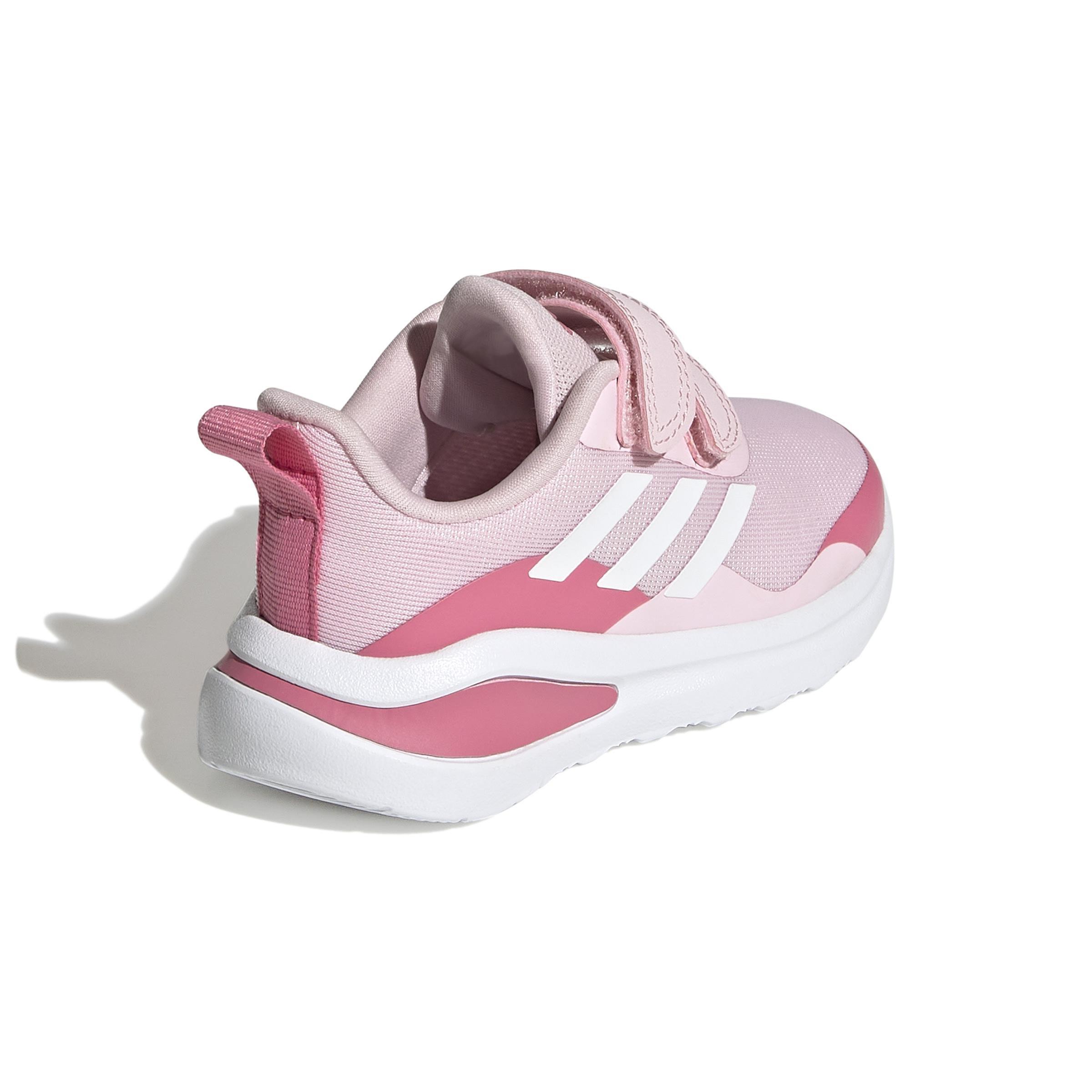 Kids Unisex Fortarun Double Strap Running Shoes, Pink, A901_ONE, large image number 2