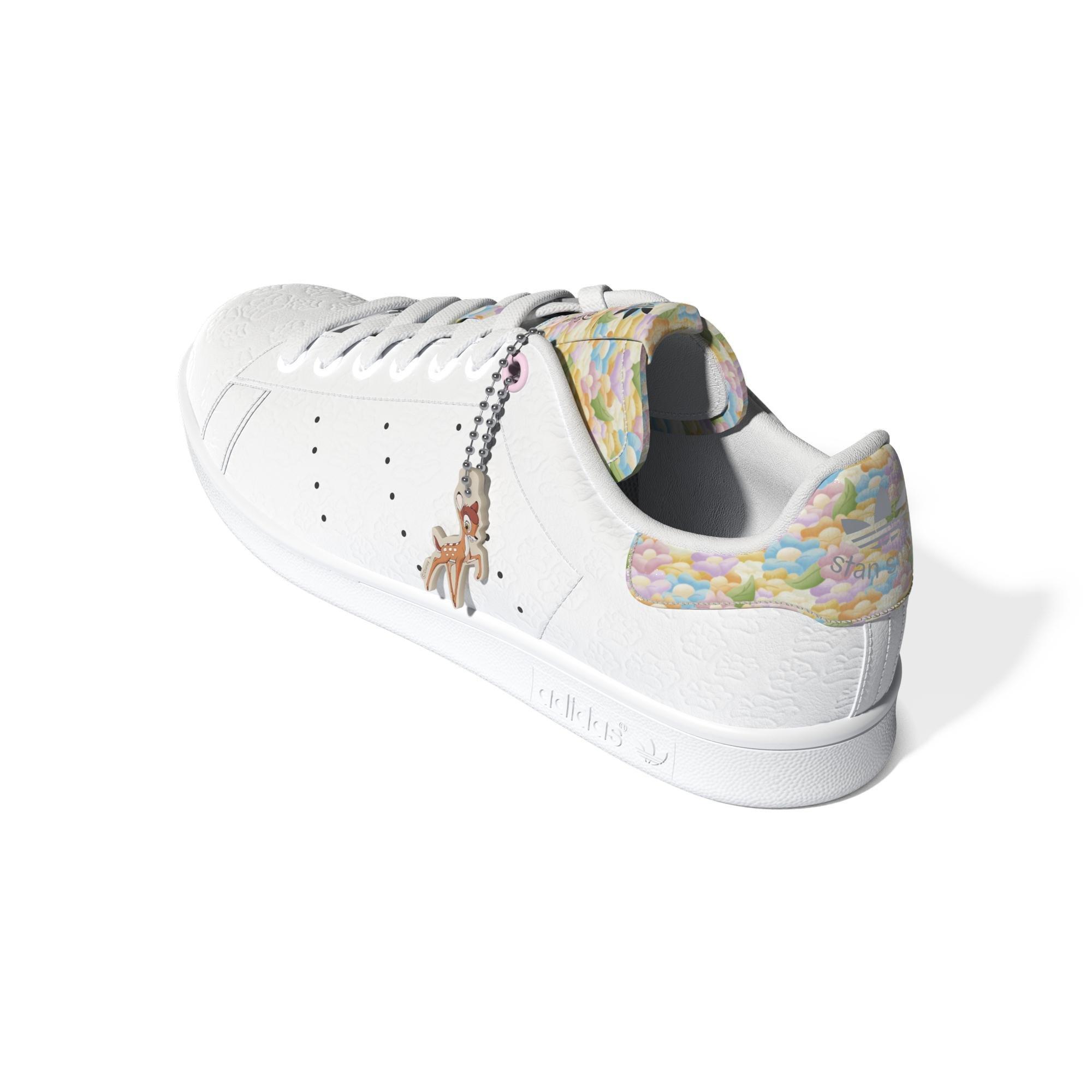 Disney Stan Smith Shoes, White, A901_ONE, large image number 7