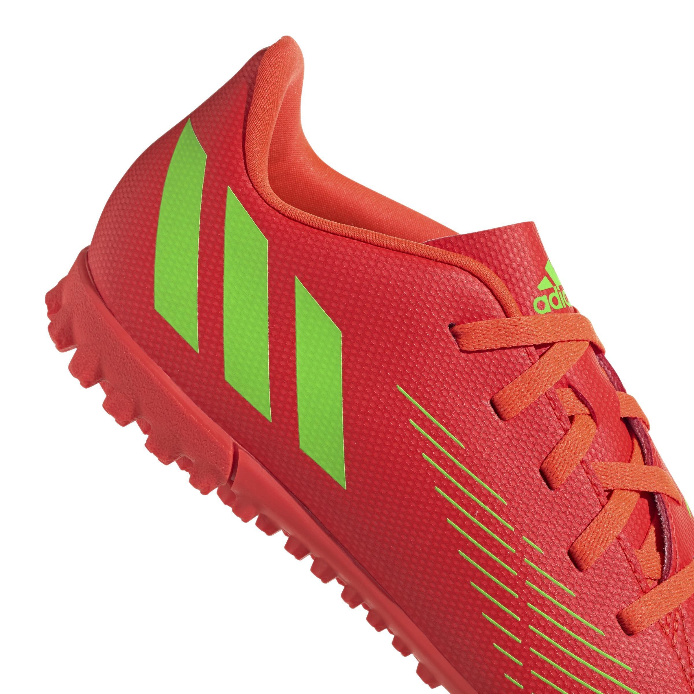 Unisex Predator Edge.4 Turf Boots, Red, A901_ONE, large image number 4