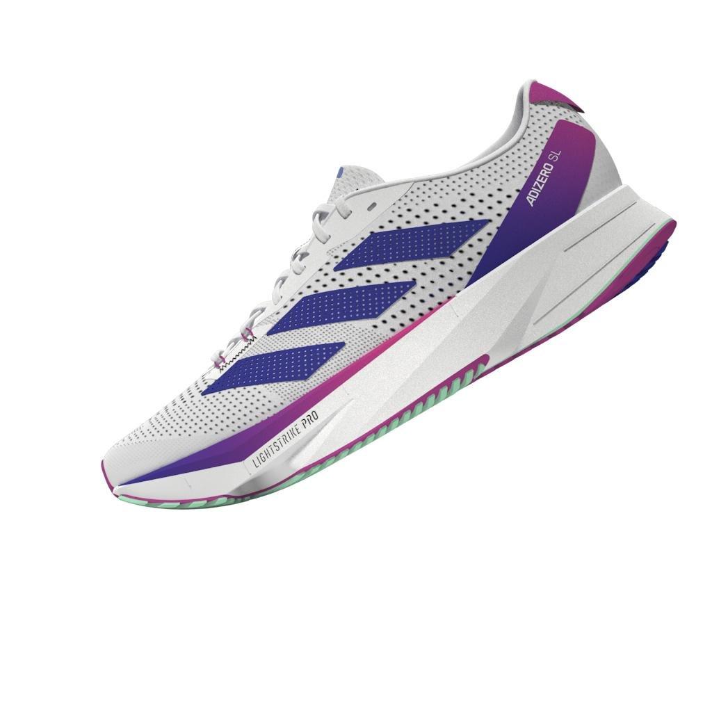 Adizero Sl Running Shoes, White, A901_ONE, large image number 6