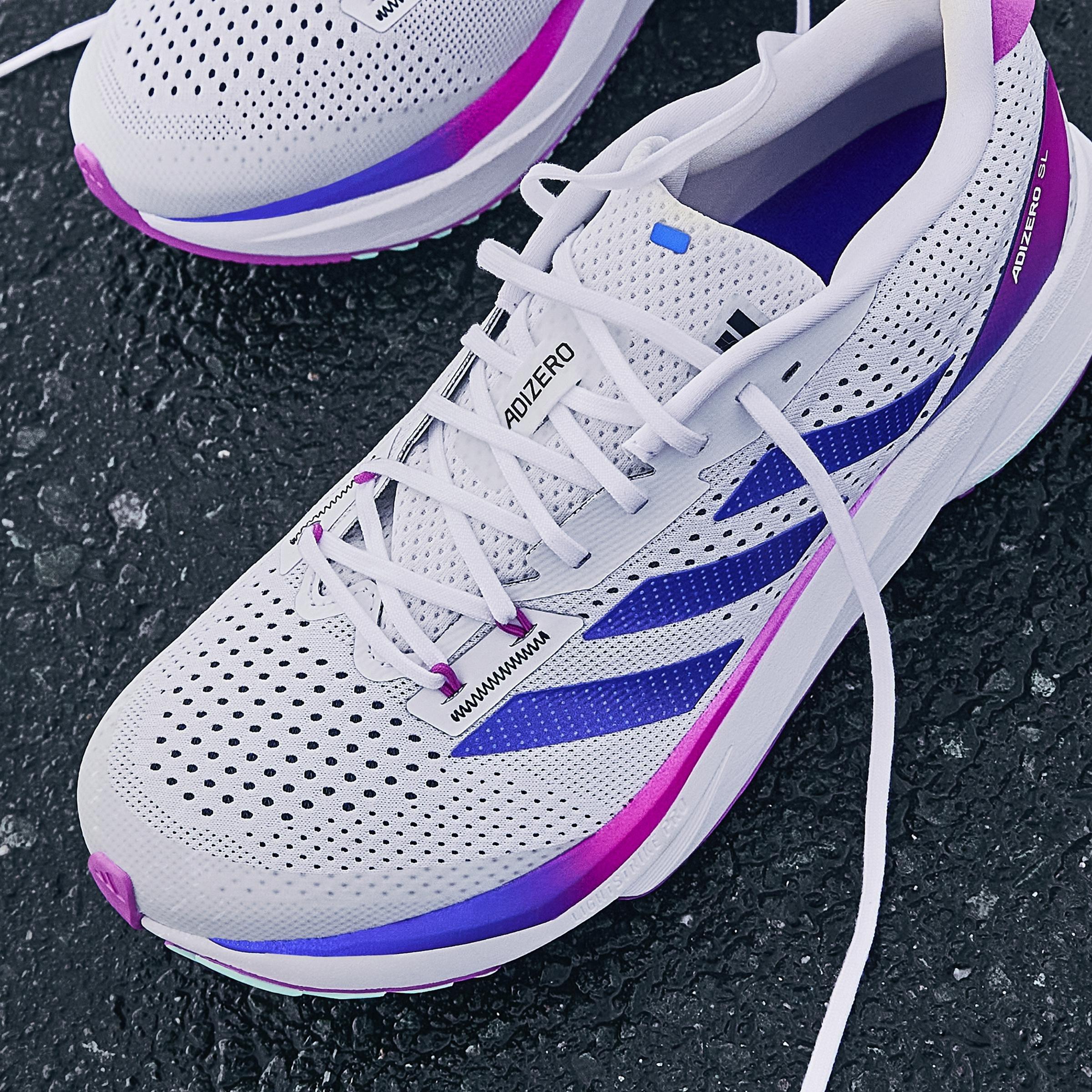 Adizero Sl Running Shoes, White, A901_ONE, large image number 8