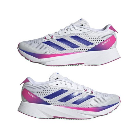 Men Adidas Adizero Sl Running Shoes, White, A901_ONE, large image number 17
