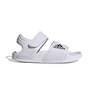 Kids Unisex Adilette Sandals, White, A901_ONE, thumbnail image number 0
