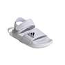 Kids Unisex Adilette Sandals, White, A901_ONE, thumbnail image number 1