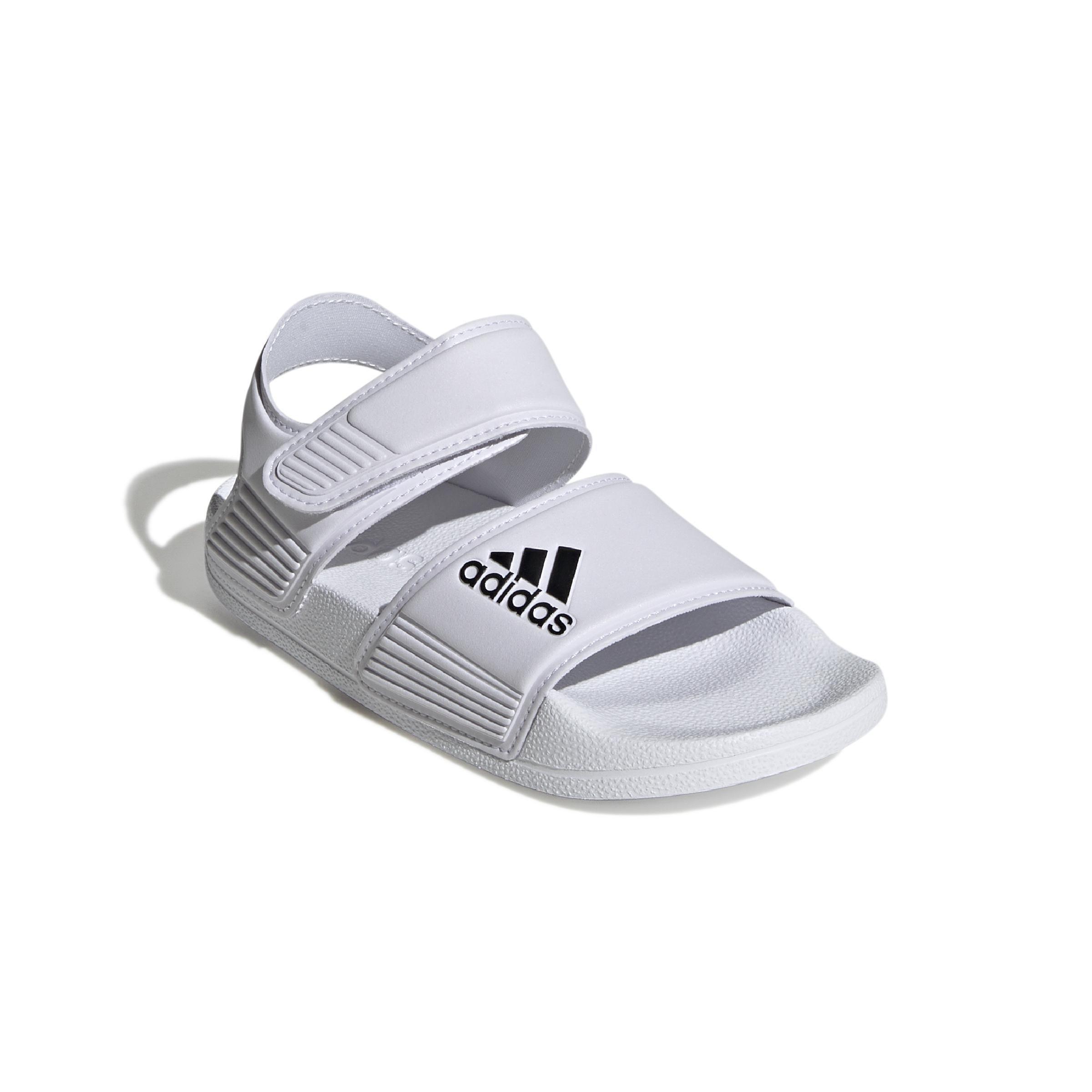Unisex Kids Adilette Sandals, White, A901_ONE, large image number 1