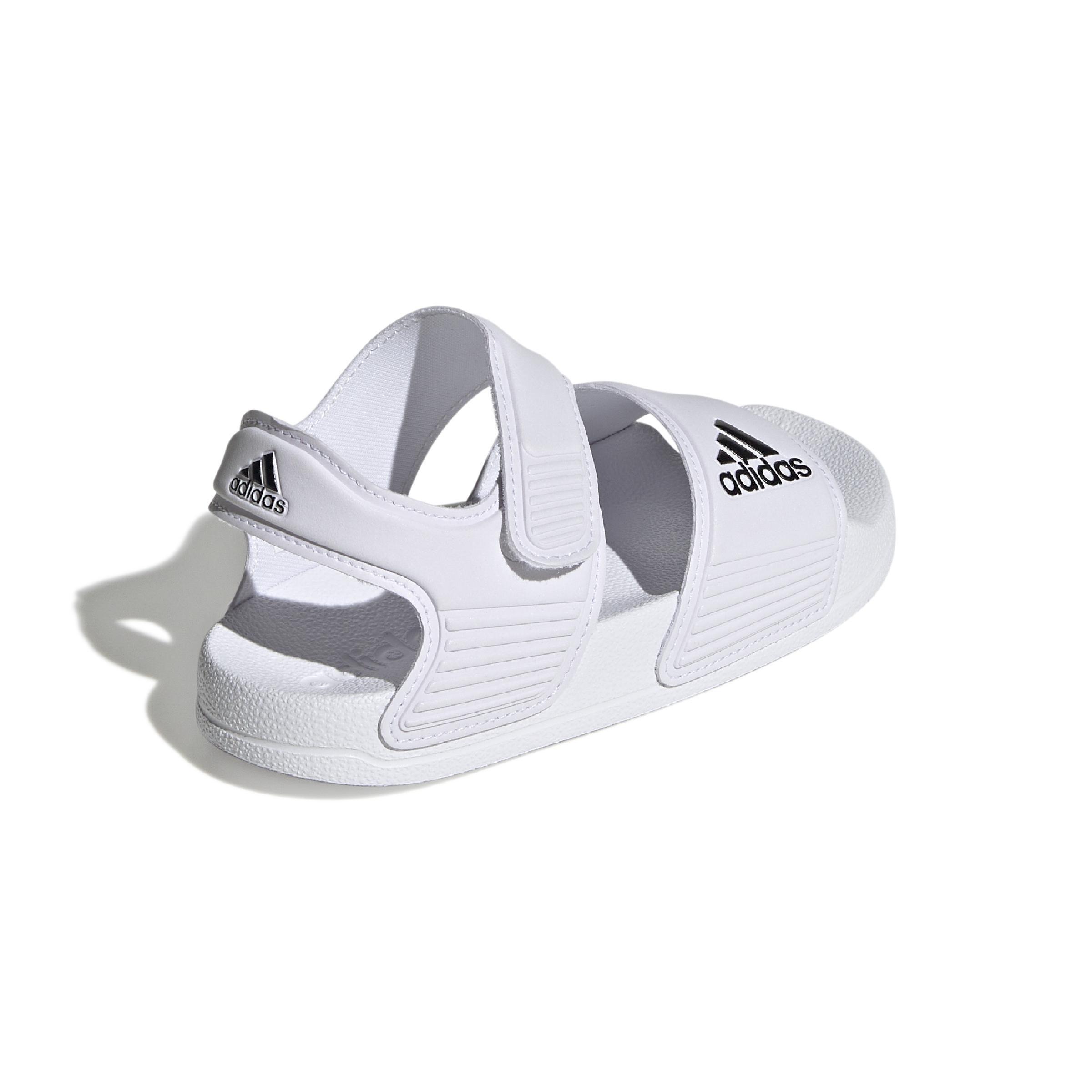 Unisex Kids Adilette Sandals, White, A901_ONE, large image number 2