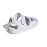 Kids Unisex Adilette Sandals, White, A901_ONE, thumbnail image number 2