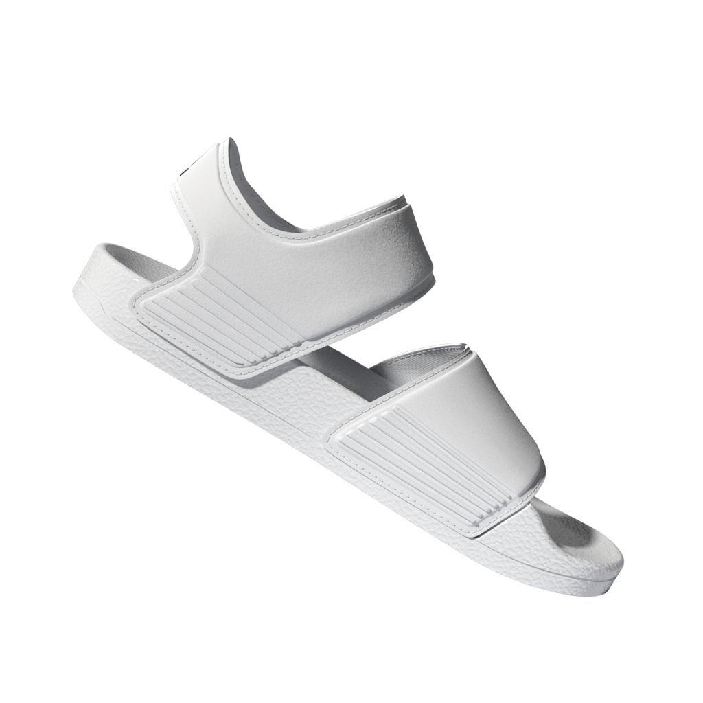 Unisex Kids Adilette Sandals, White, A901_ONE, large image number 6