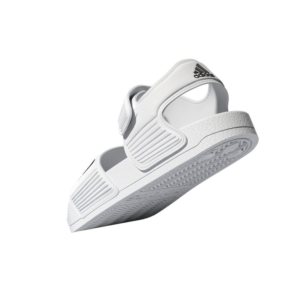 Unisex Kids Adilette Sandals, White, A901_ONE, large image number 17