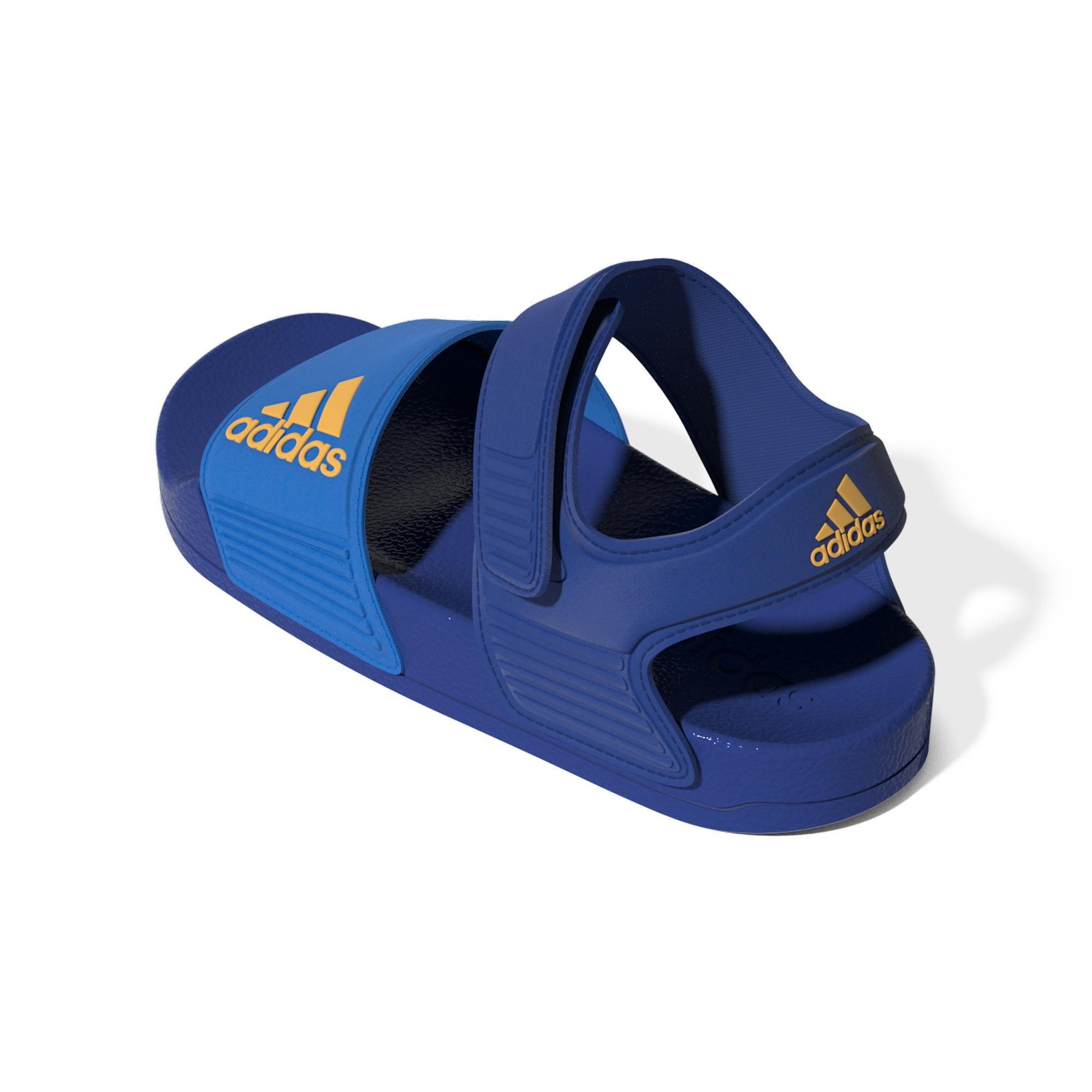 Unisex Kids Adilette Sandals, Blue, A901_ONE, large image number 2