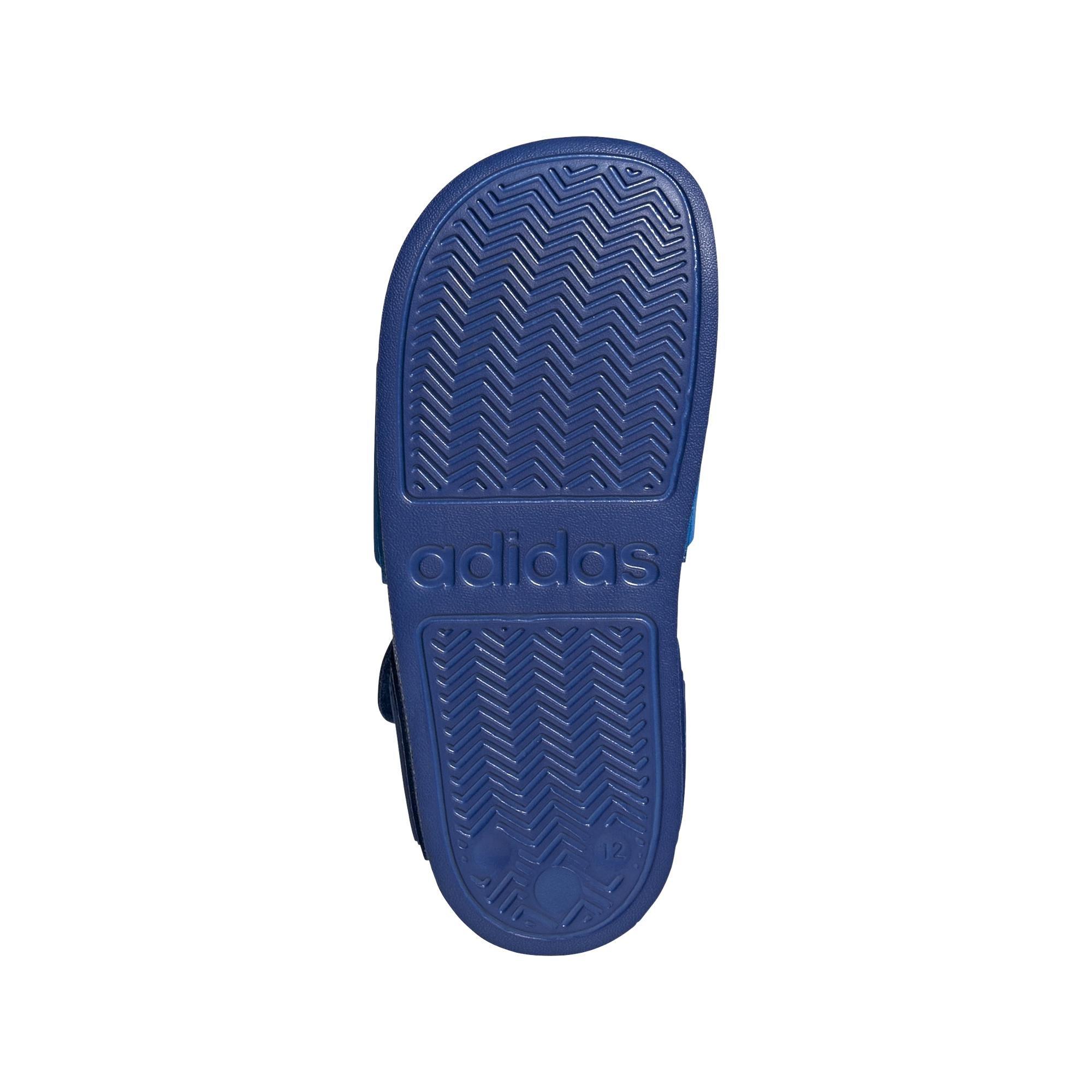 Unisex Kids Adilette Sandals, Blue, A901_ONE, large image number 13
