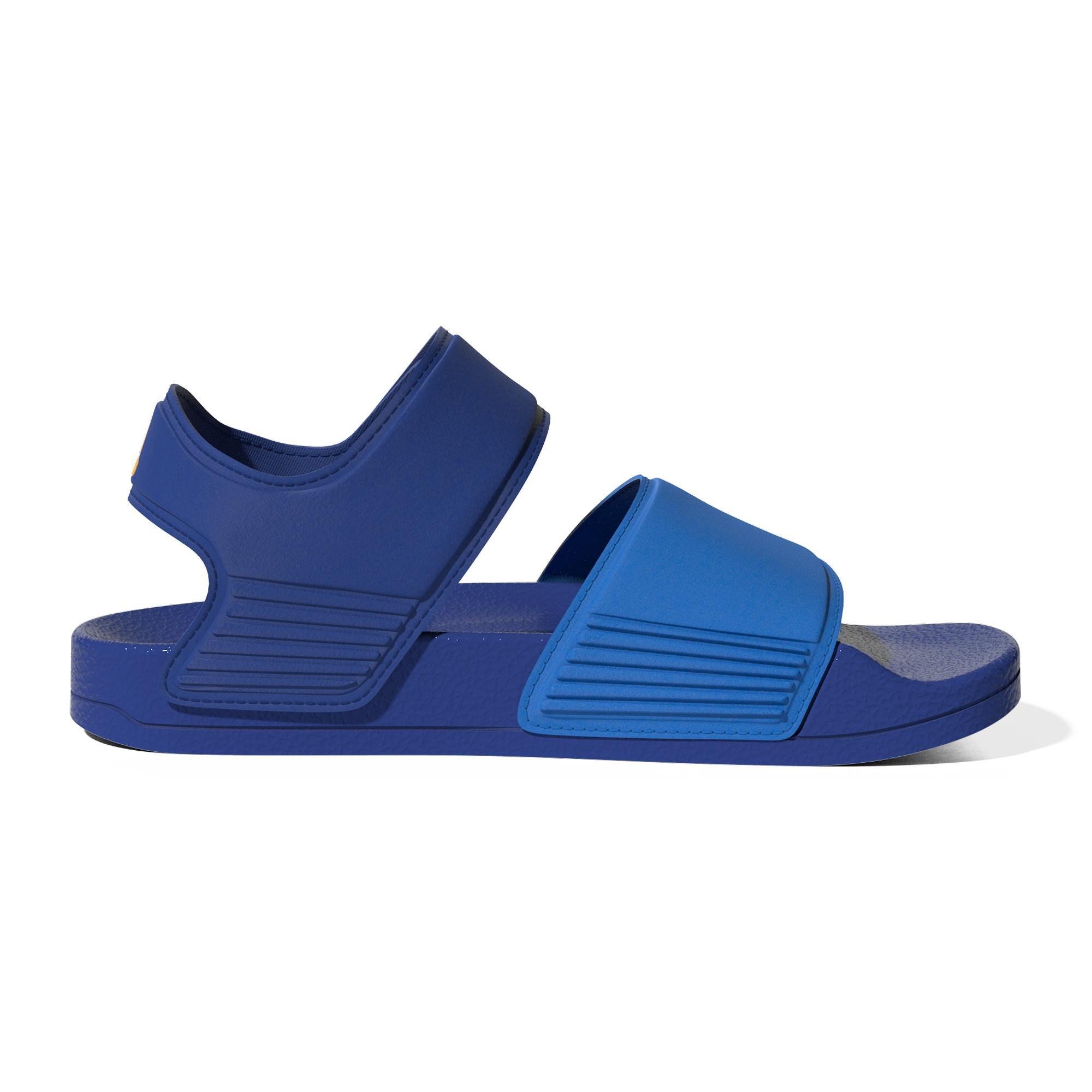 Unisex Kids Adilette Sandals, Blue, A901_ONE, large image number 14