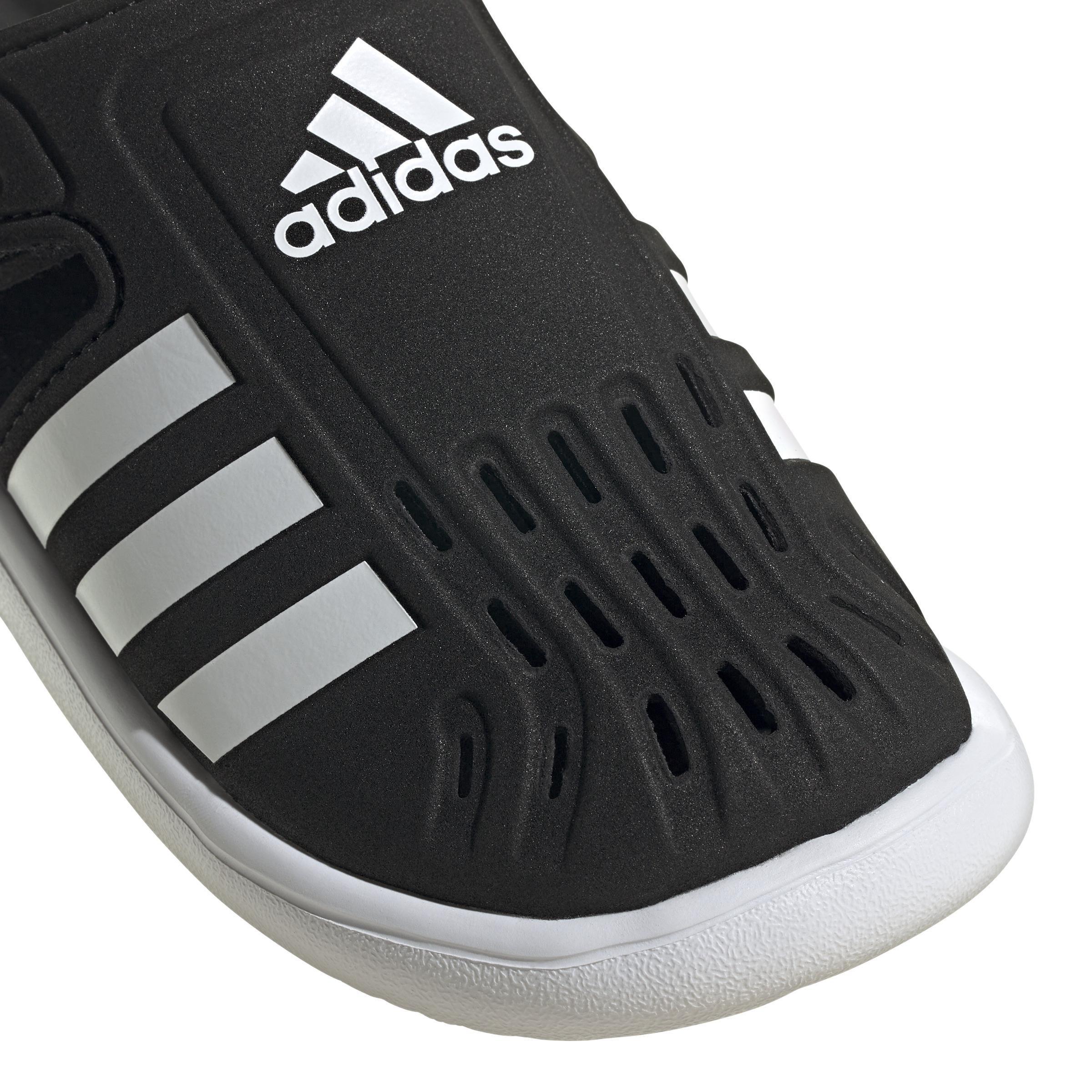 Unisex Kids Summer Closed Toe Water Sandals, Black, , large image number 4