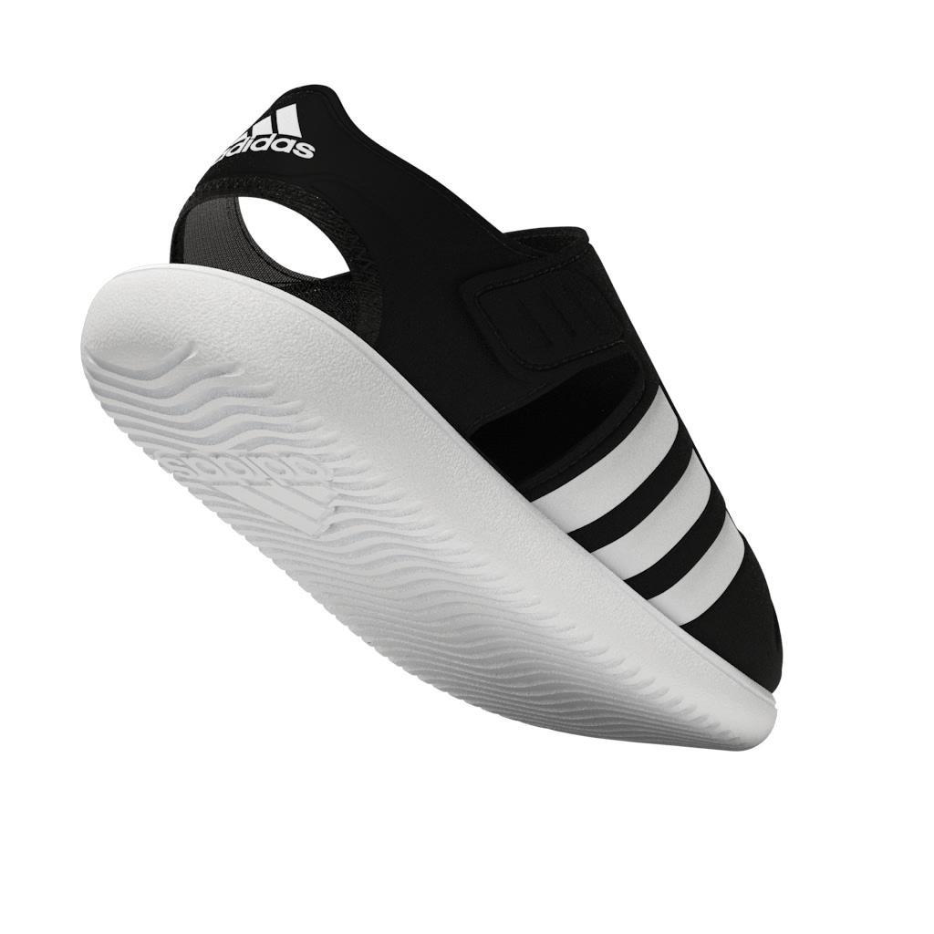 Unisex Kids Summer Closed Toe Water Sandals, Black, , large image number 6