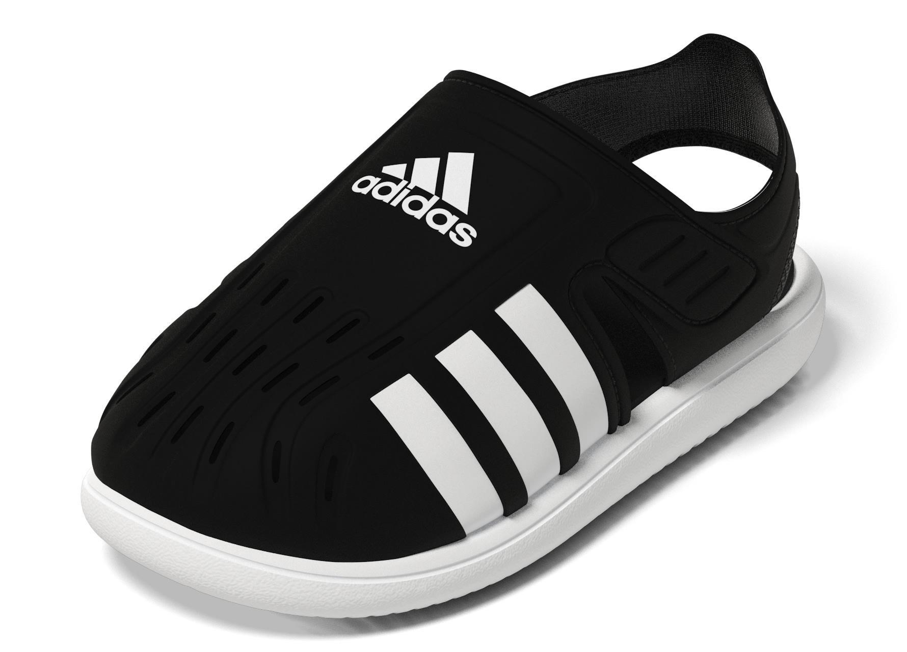 Unisex Kids Summer Closed Toe Water Sandals, Black, A901_ONE, large image number 7