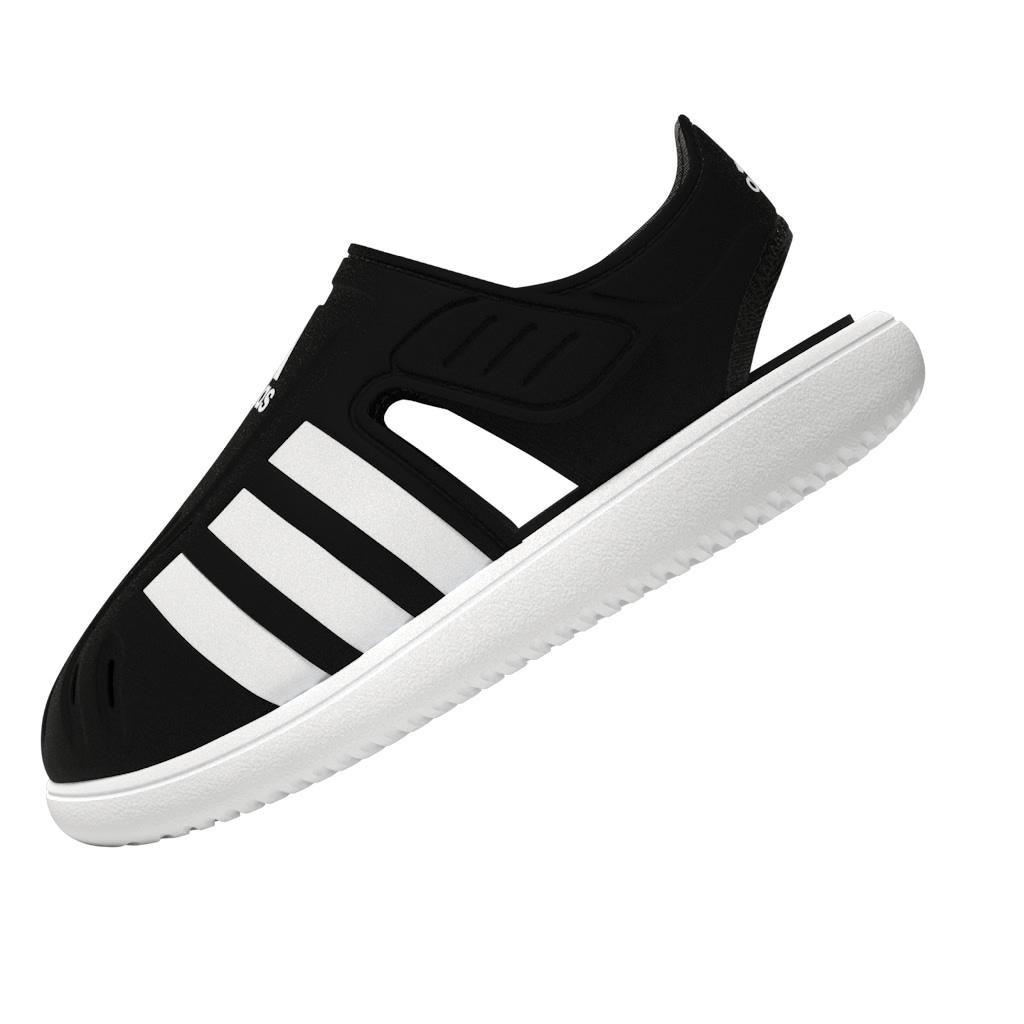 Unisex Kids Summer Closed Toe Water Sandals, Black, , large image number 10