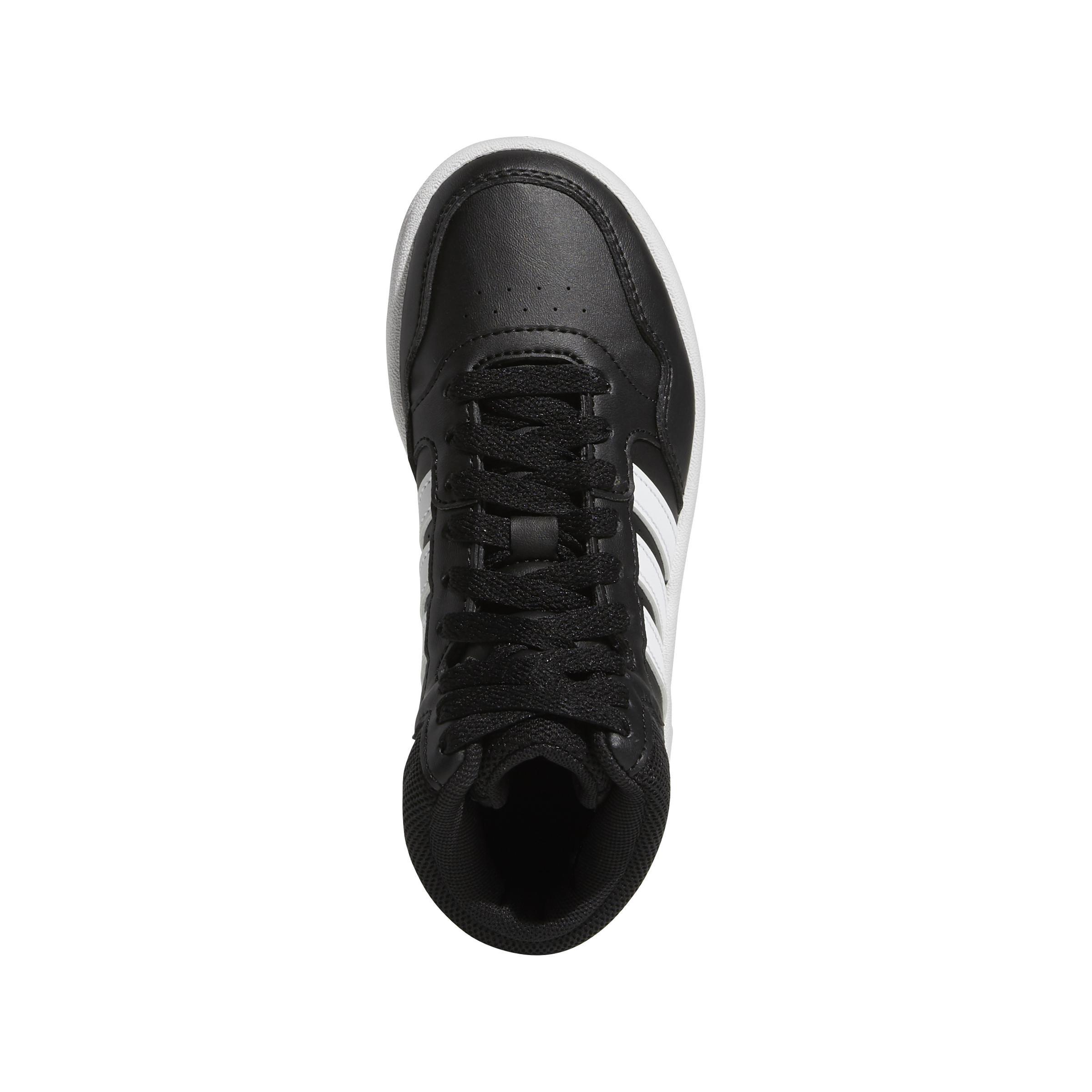 Unisex Kids Hoops Mid Shoes, Black, A901_ONE, large image number 1