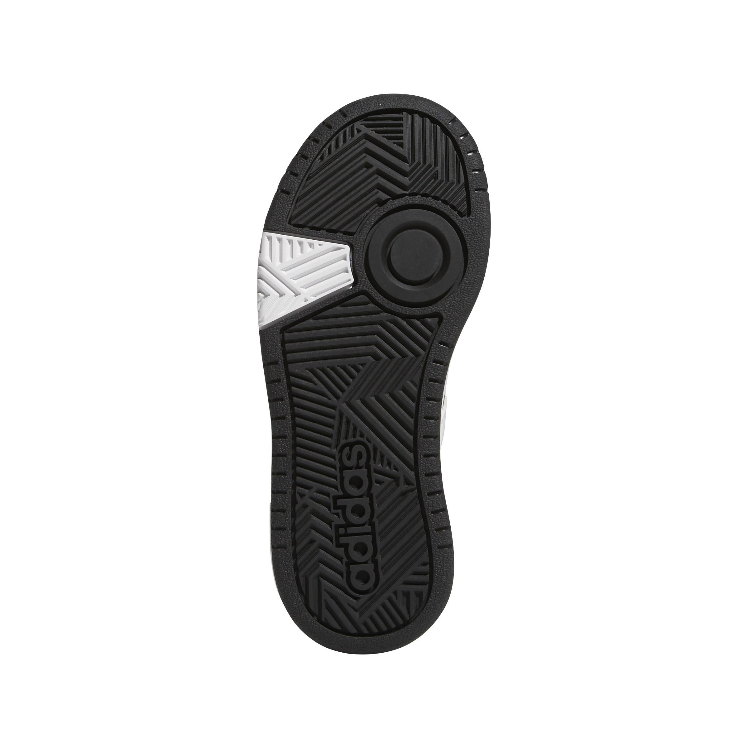 Unisex Kids Hoops Mid Shoes, Black, A901_ONE, large image number 10