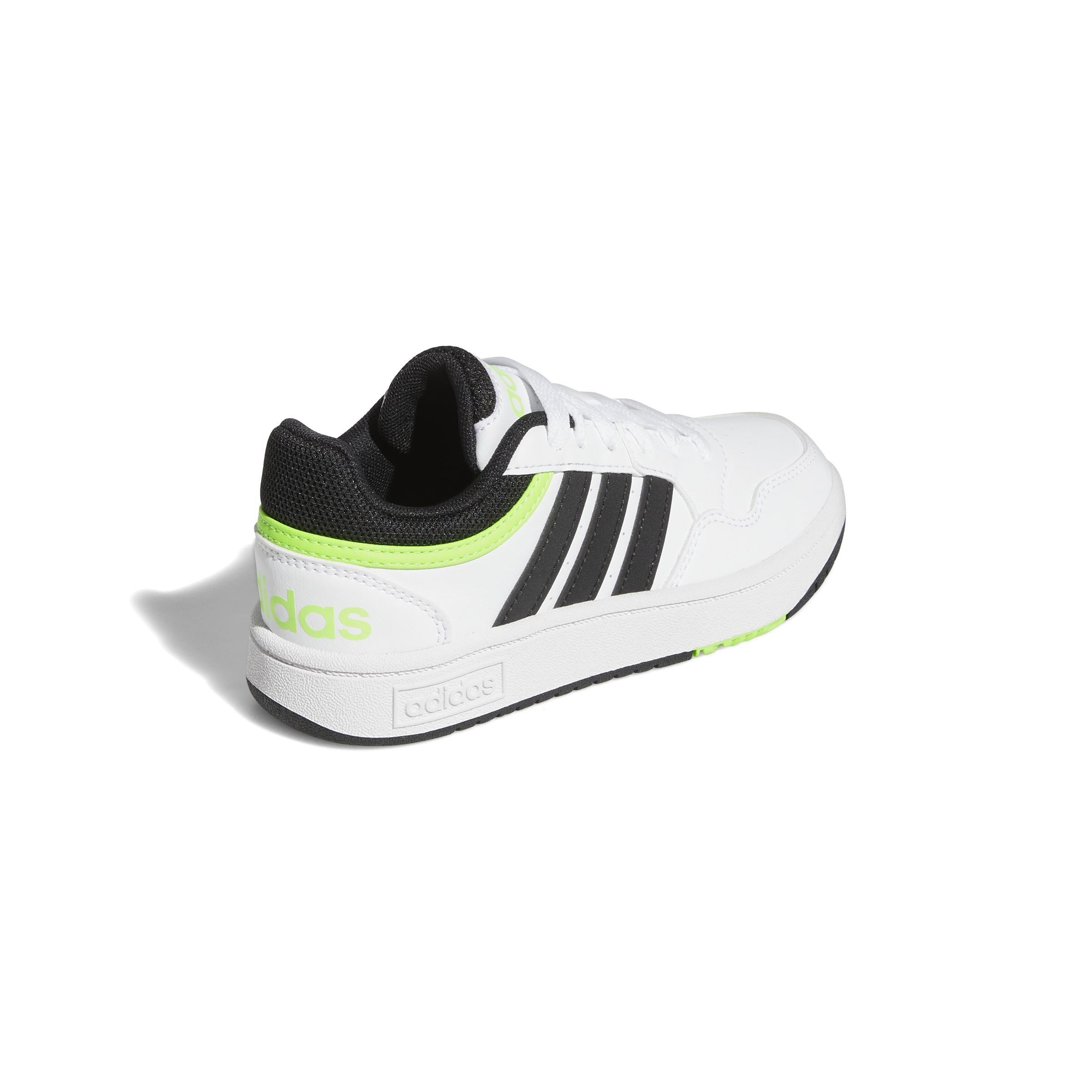 Unisex Kids Hoops Shoes Footwear, White, A901_ONE, large image number 2