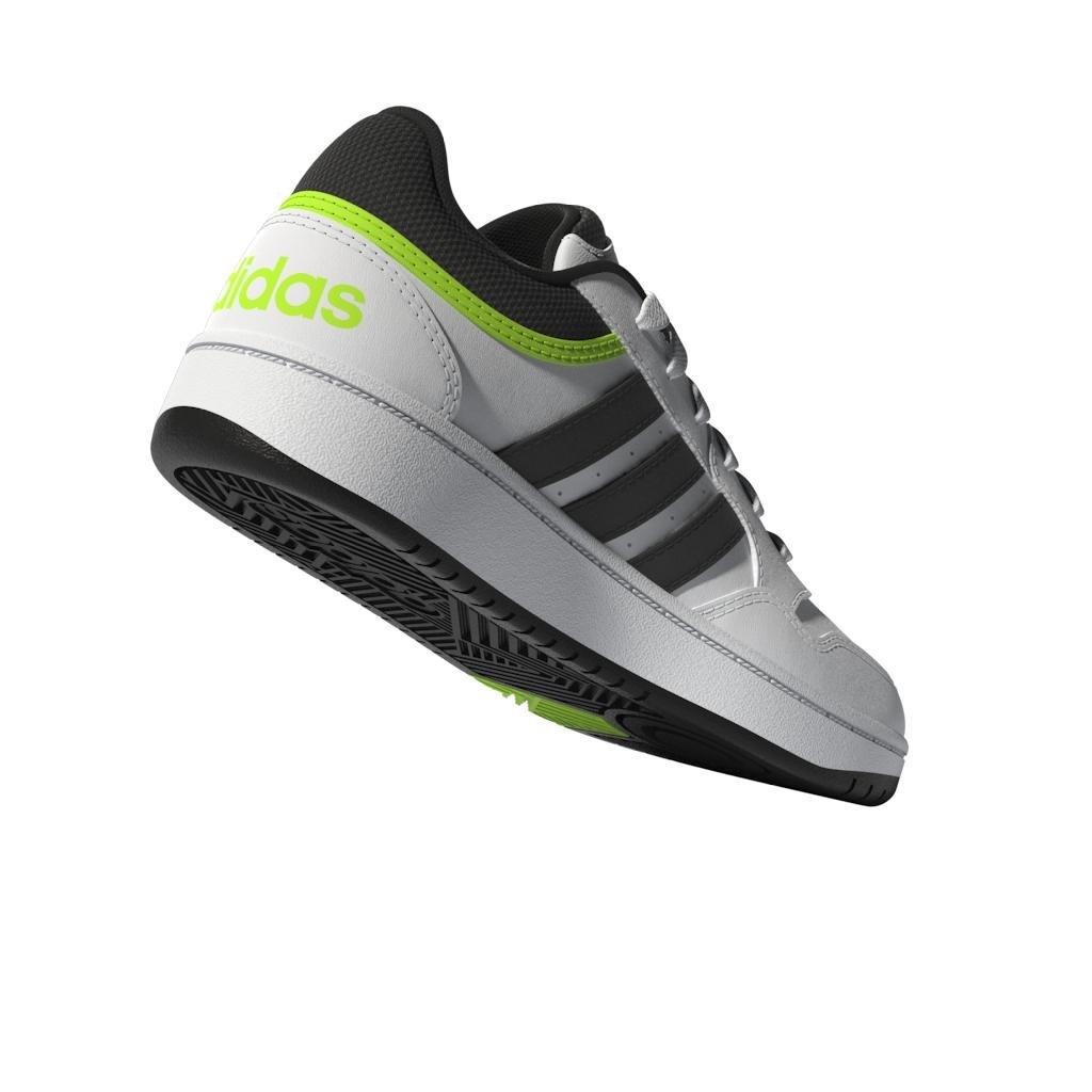 Unisex Kids Hoops Shoes Footwear, White, A901_ONE, large image number 5