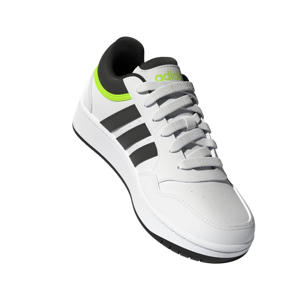 Unisex Kids Hoops Shoes Footwear, White, A901_ONE, large image number 6