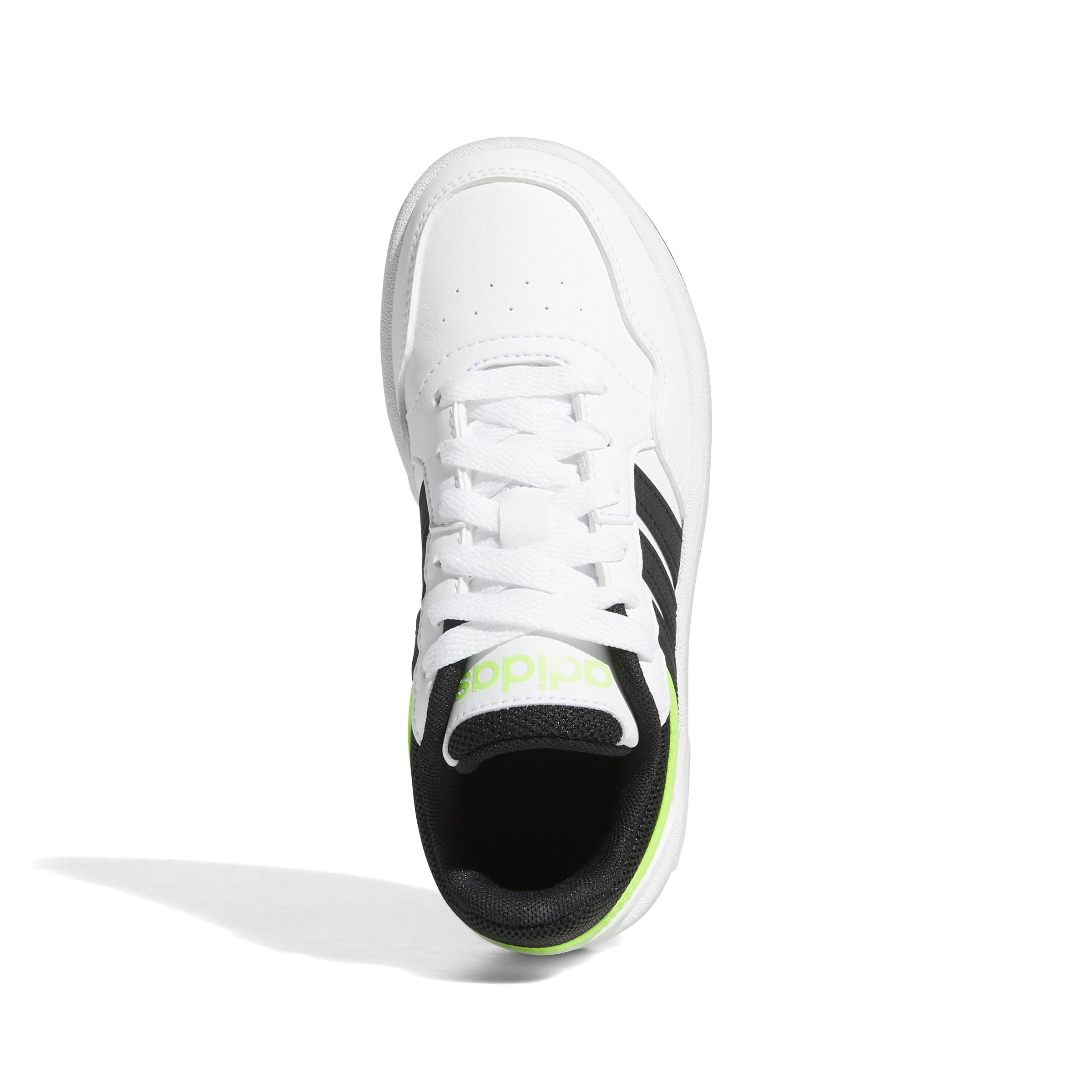 Unisex Kids Hoops Shoes Footwear, White, A901_ONE, large image number 7