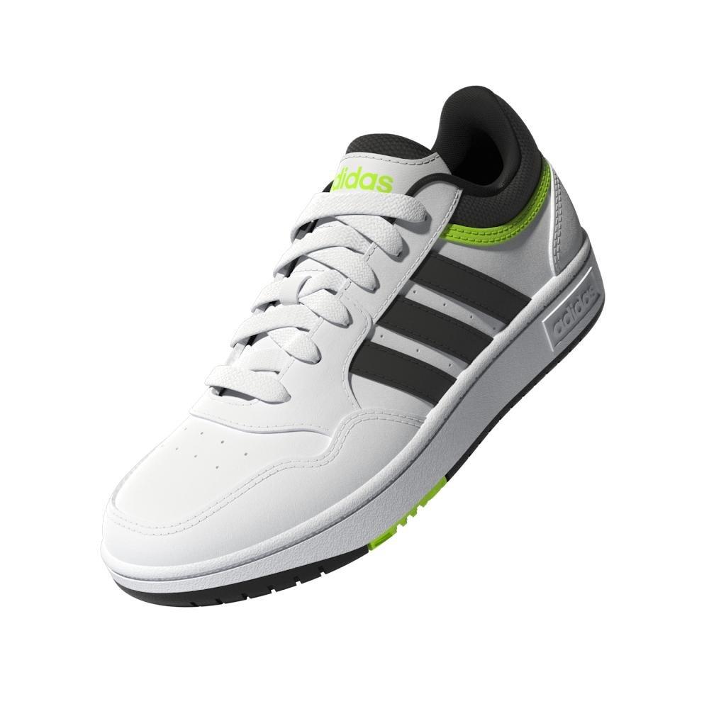 Unisex Kids Hoops Shoes Footwear, White, A901_ONE, large image number 8