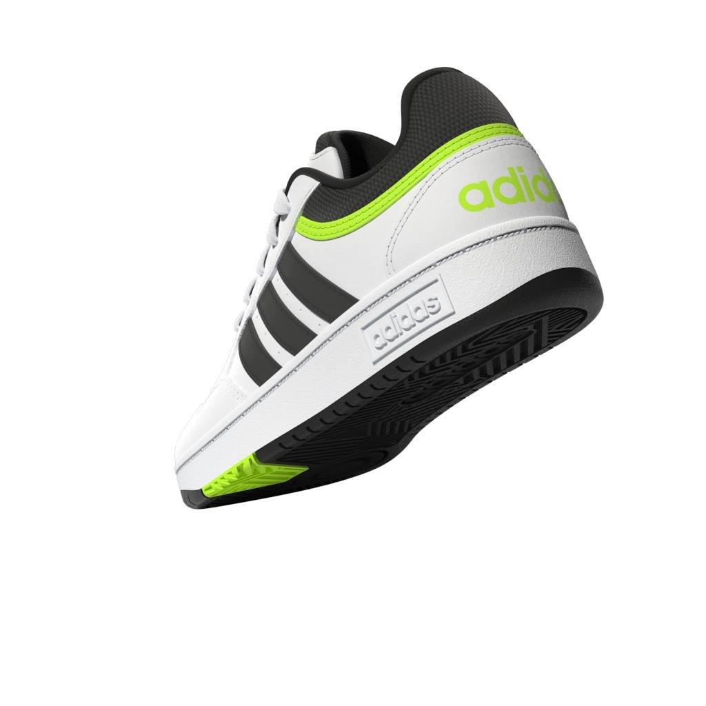 Unisex Kids Hoops Shoes Footwear, White, A901_ONE, large image number 9