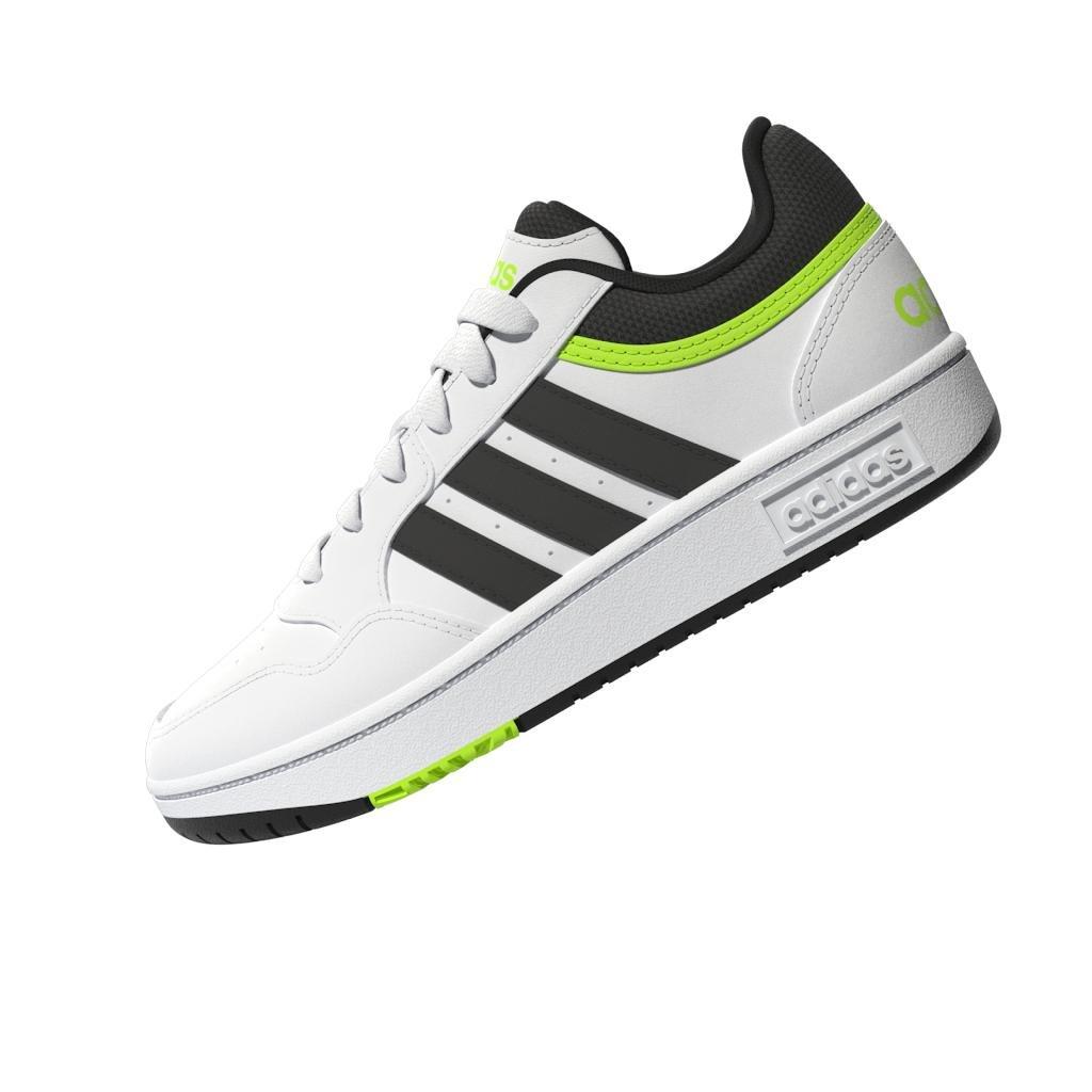 Unisex Kids Hoops Shoes Footwear, White, A901_ONE, large image number 10