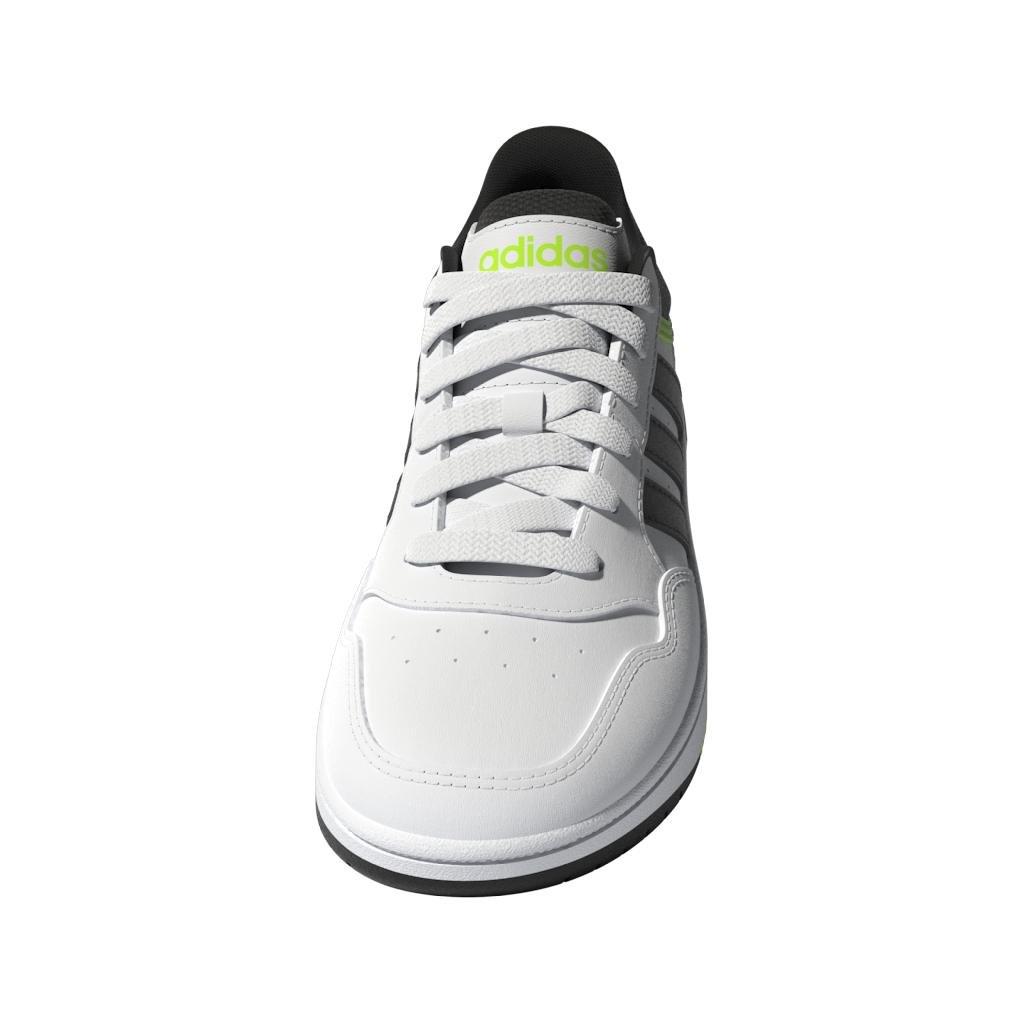 Unisex Kids Hoops Shoes Footwear, White, A901_ONE, large image number 13
