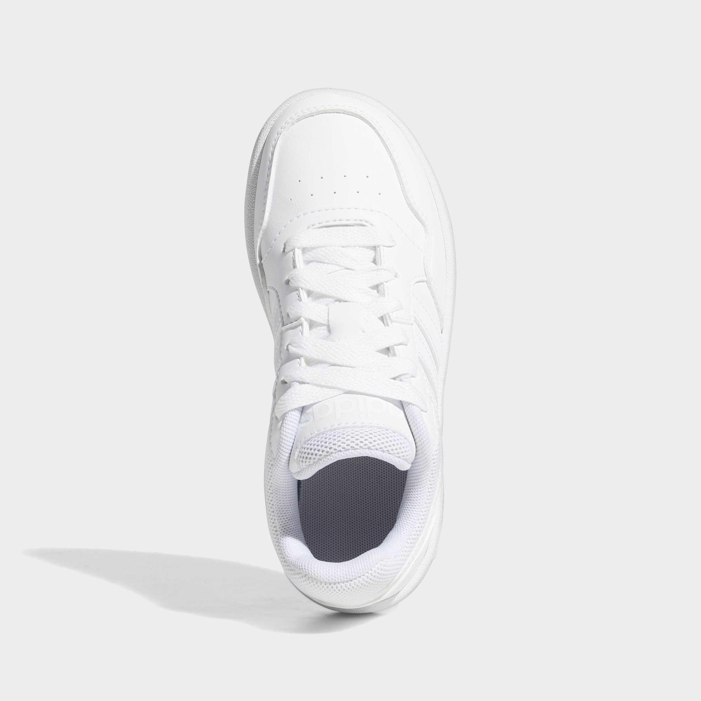 Kids Unisex Hoops Shoes, White
