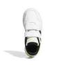 Kids Unisex Hoops Lifestyle Basketball Hook-And-Loop Shoes, White, A901_ONE, thumbnail image number 6