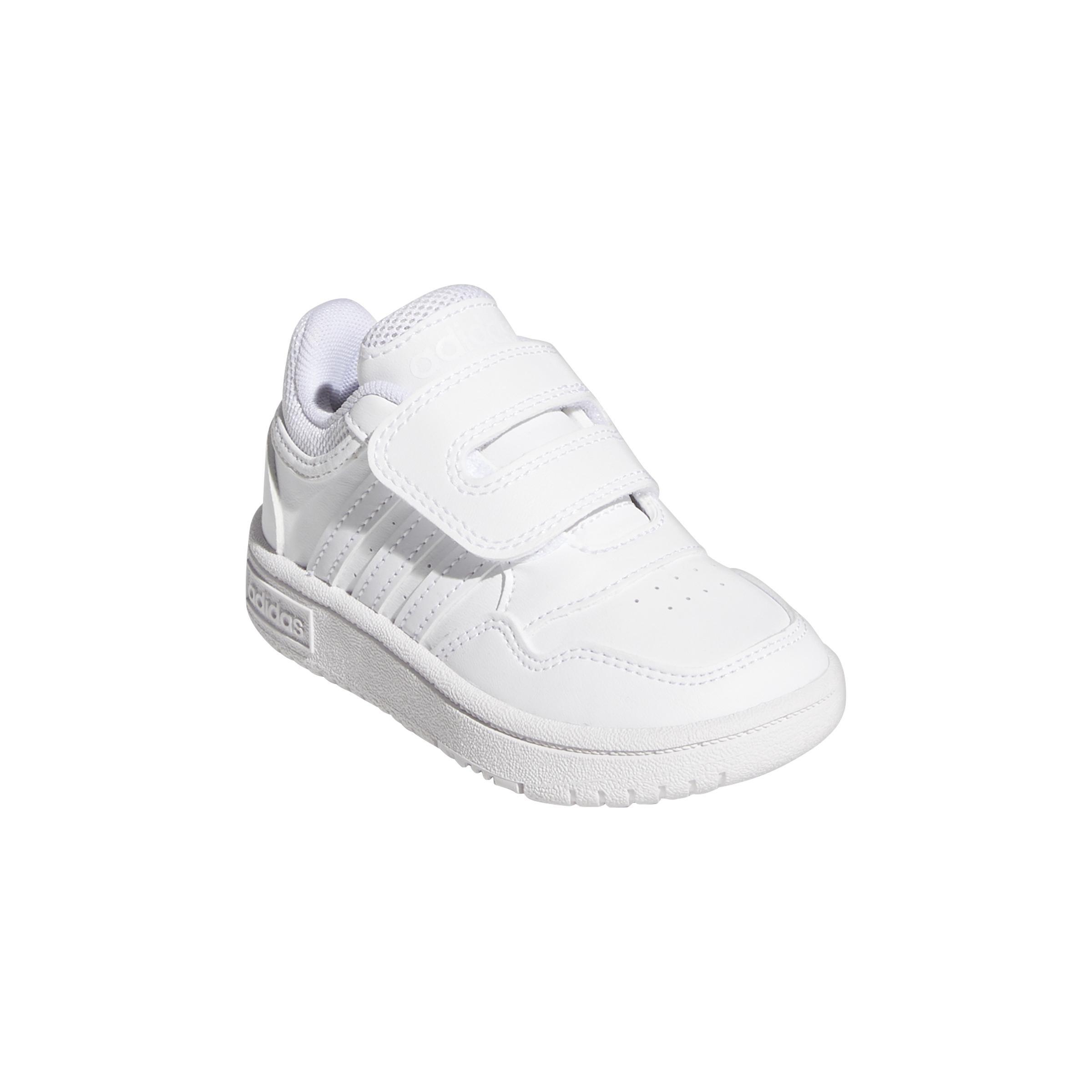 Unisex Kids Hoops Shoes, White, A901_ONE, large image number 2