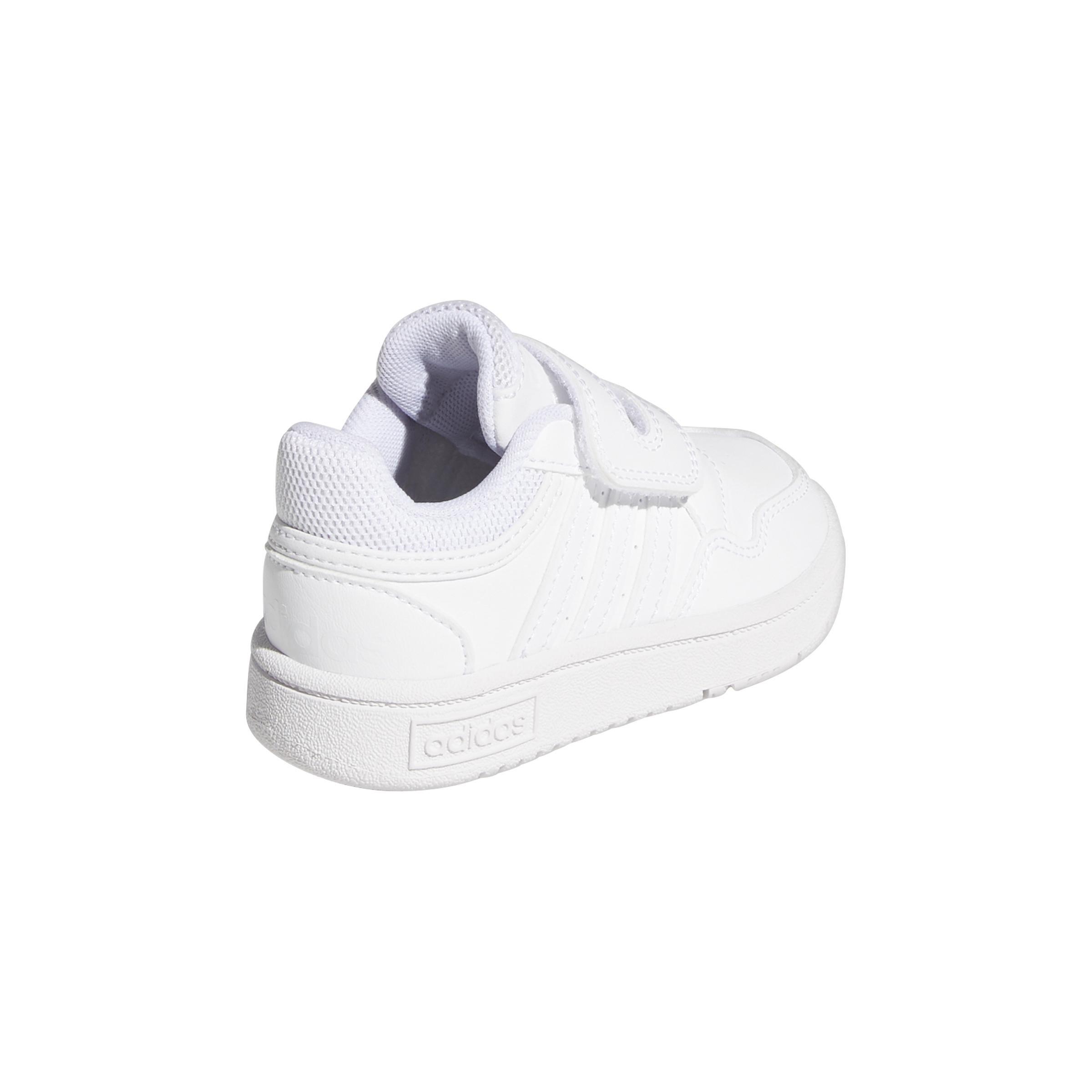 Unisex Kids Hoops Shoes, White, A901_ONE, large image number 3