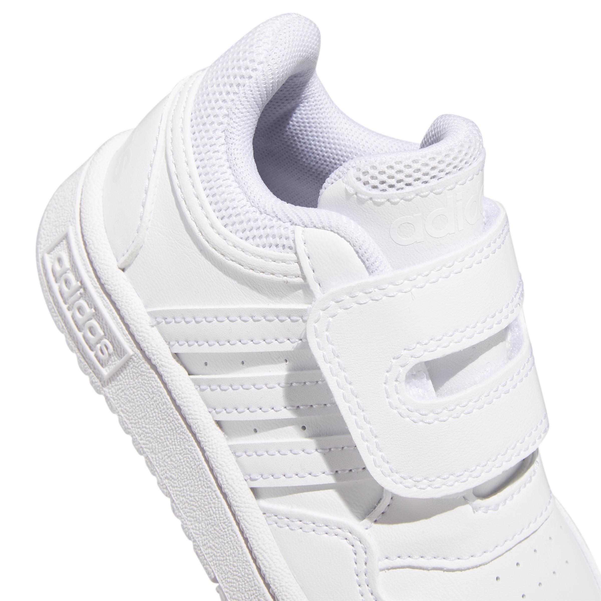 Unisex Kids Hoops Shoes, White, A901_ONE, large image number 4