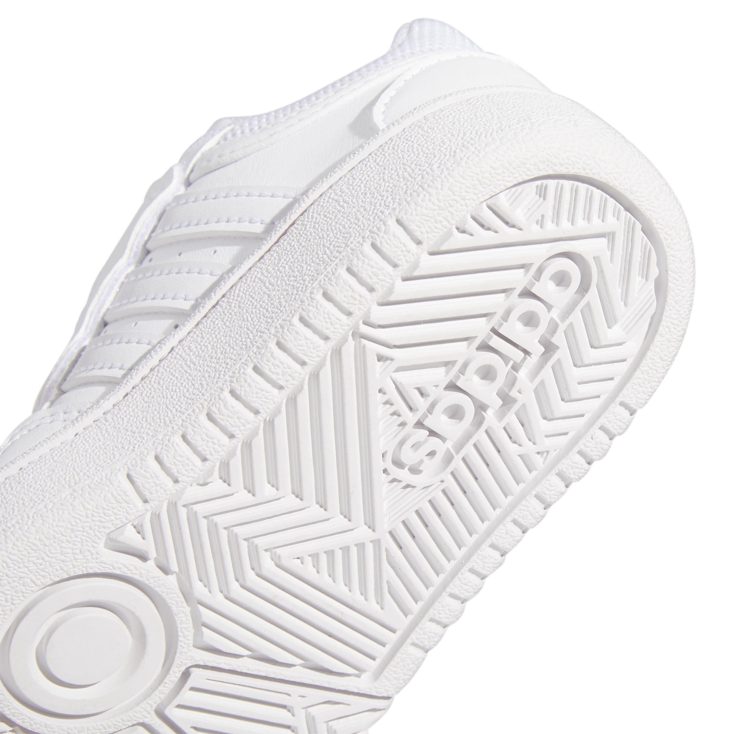 Unisex Kids Hoops Shoes, White, A901_ONE, large image number 5