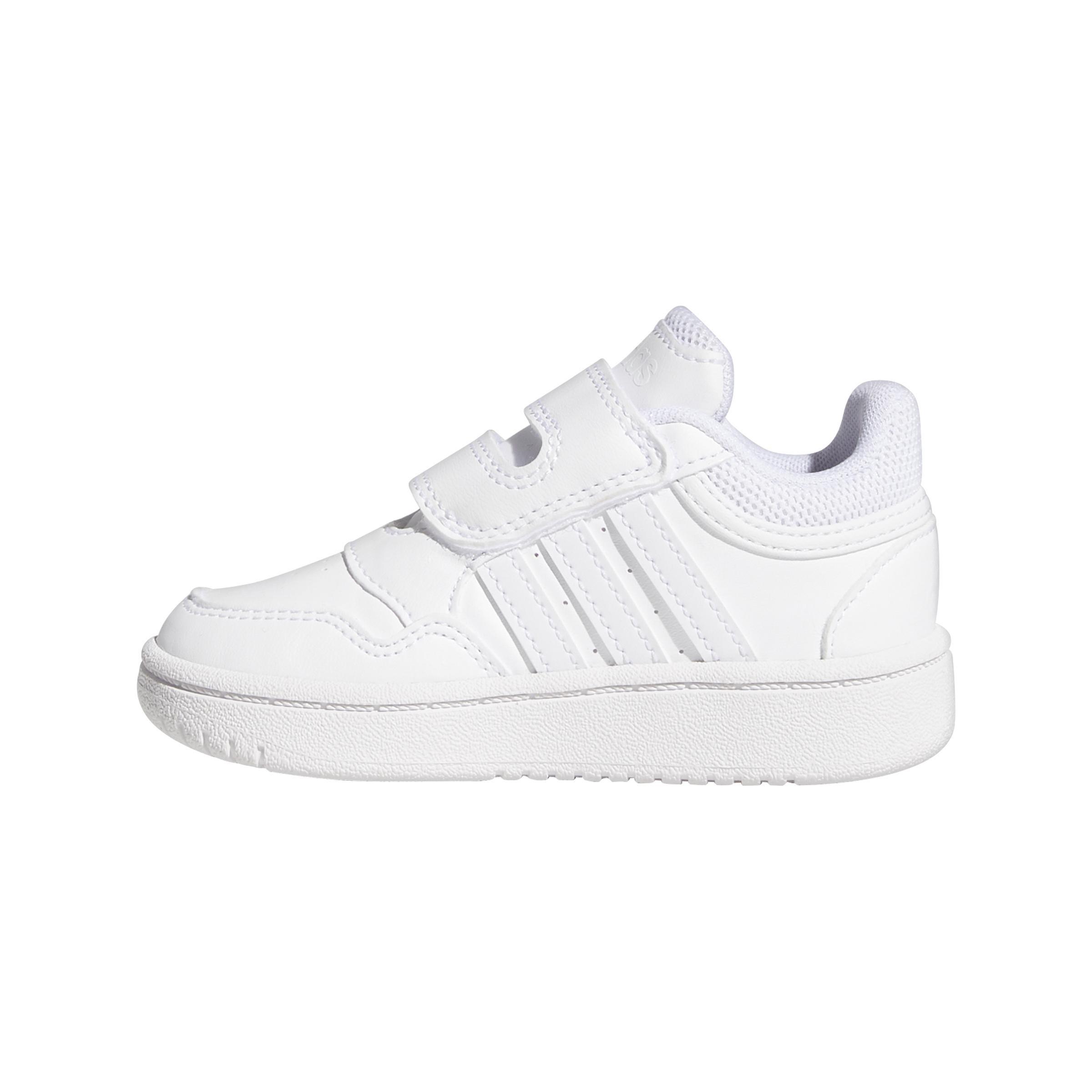 Unisex Kids Hoops Shoes, White, A901_ONE, large image number 6