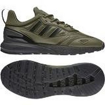 Men Zx 2K Boost 2.0 Shoes, Green, A901_ONE, large image number 32
