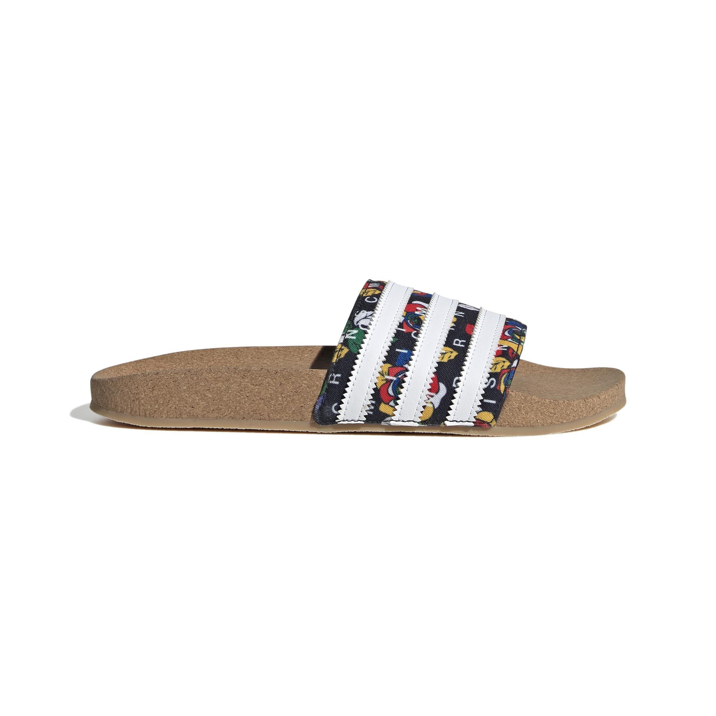 Rich Mnisi Adilette Slides, Black, A901_ONE, large image number 0