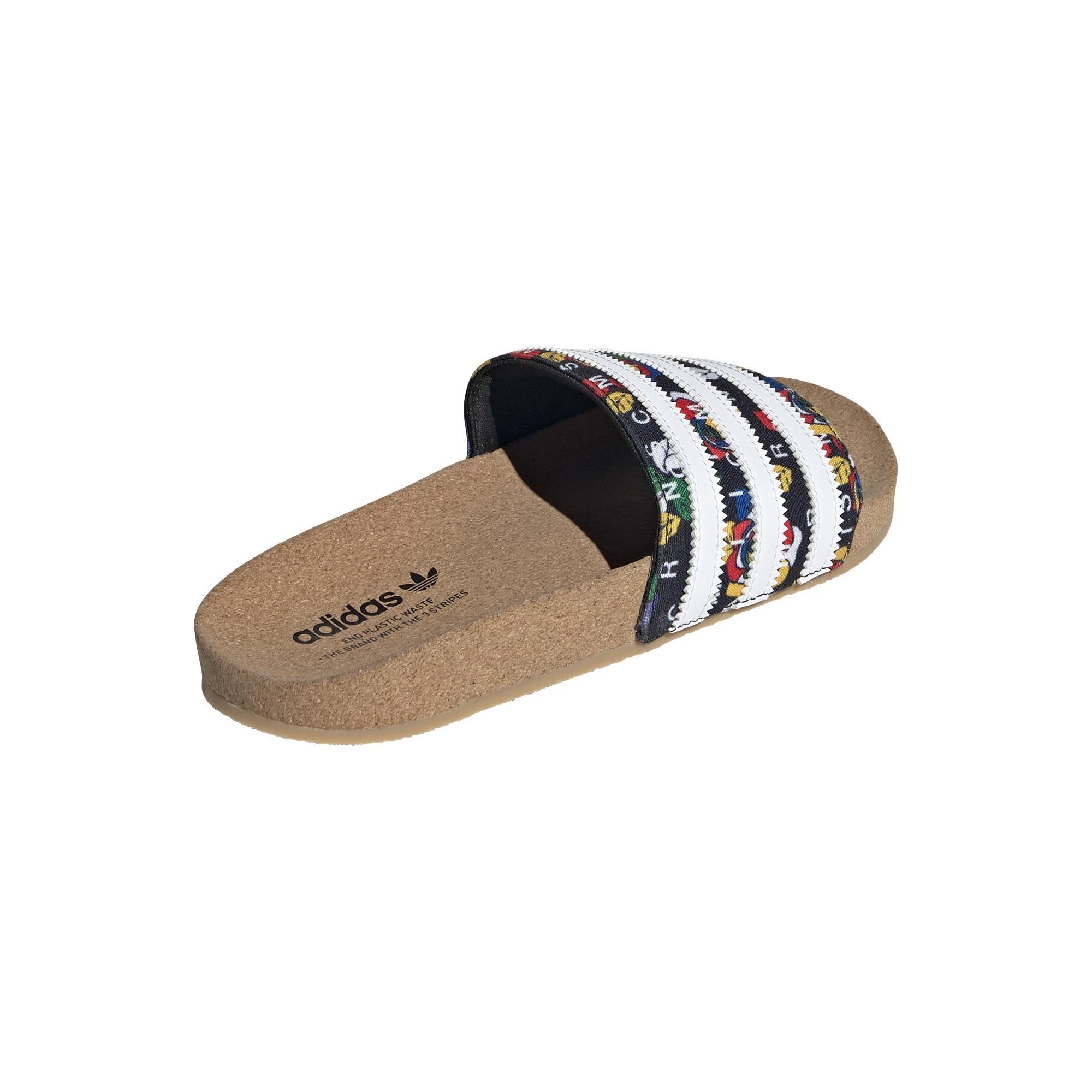 Women Rich Mnisi Adilette Slides, Black, A901_ONE, large image number 3