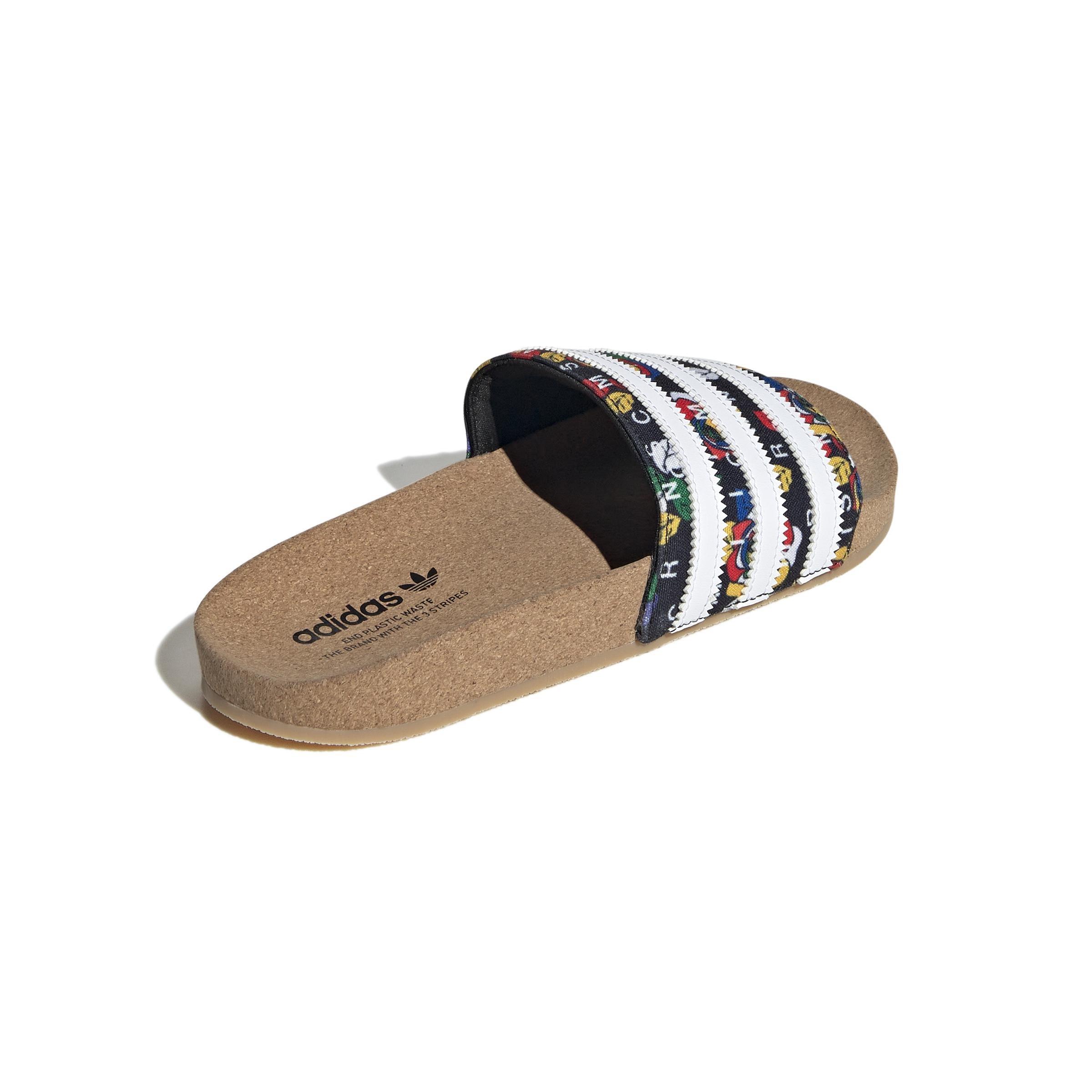 Women Rich Mnisi Adilette Slides, Black, A901_ONE, large image number 5