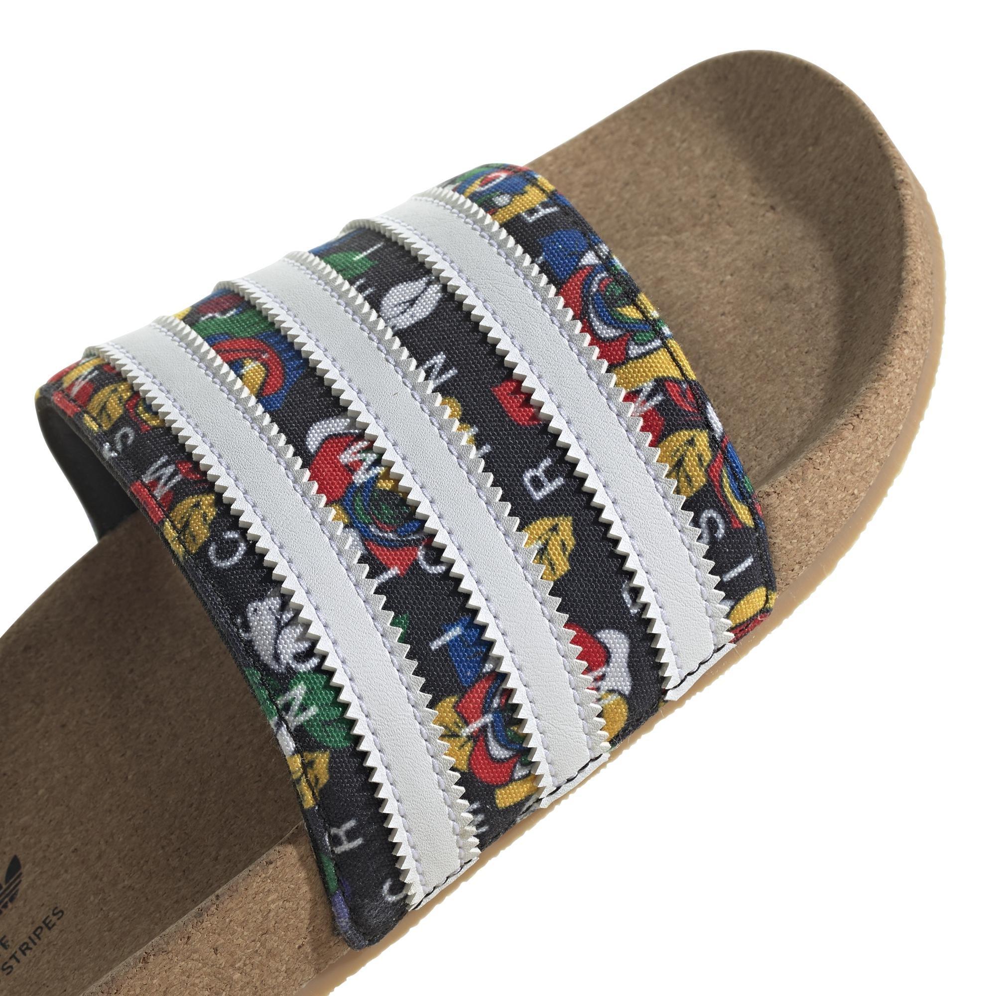 Rich Mnisi Adilette Slides, Black, A901_ONE, large image number 8